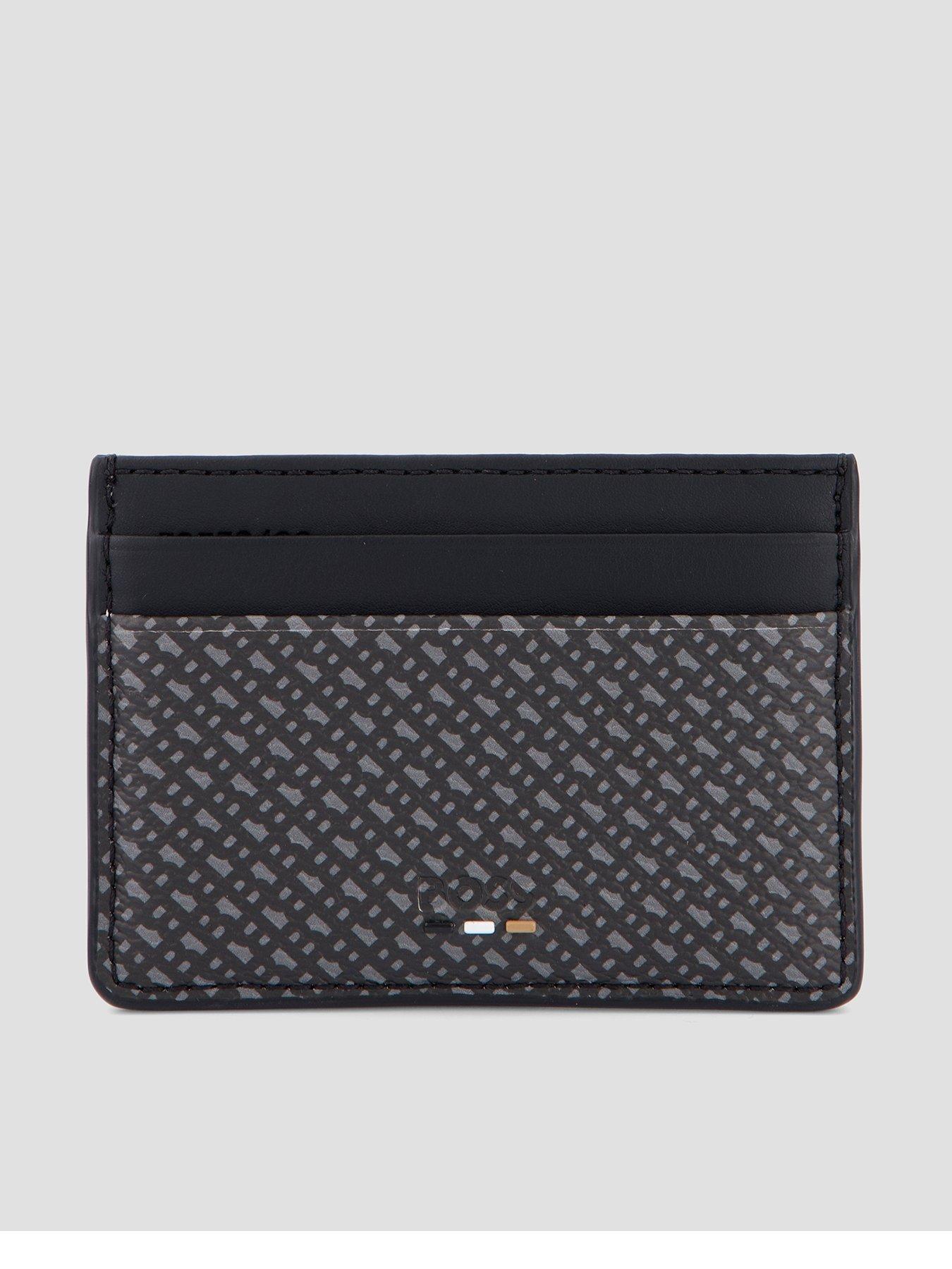 boss-ray-monogram-card-holder-black