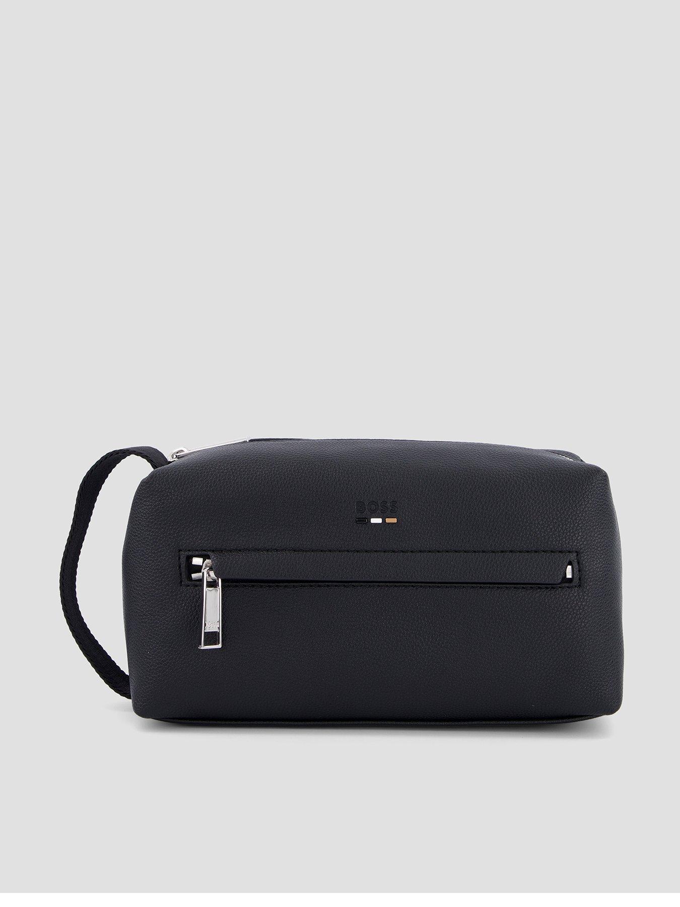 BOSS Ray PU Washbag - Black