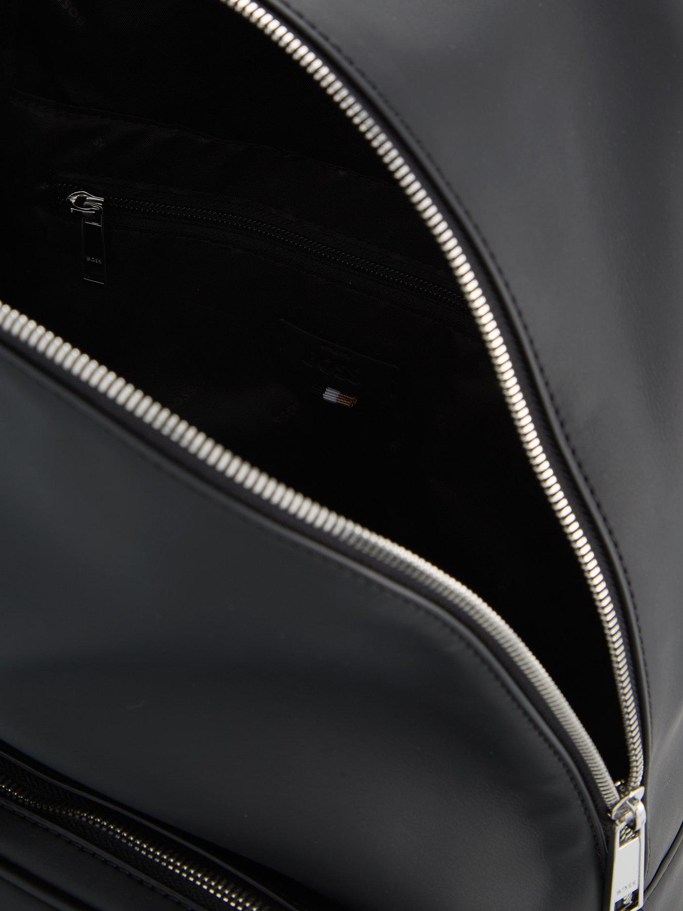 Image 4 of 4 of BOSS Boss Ray Monogram Pu Backpack - Black