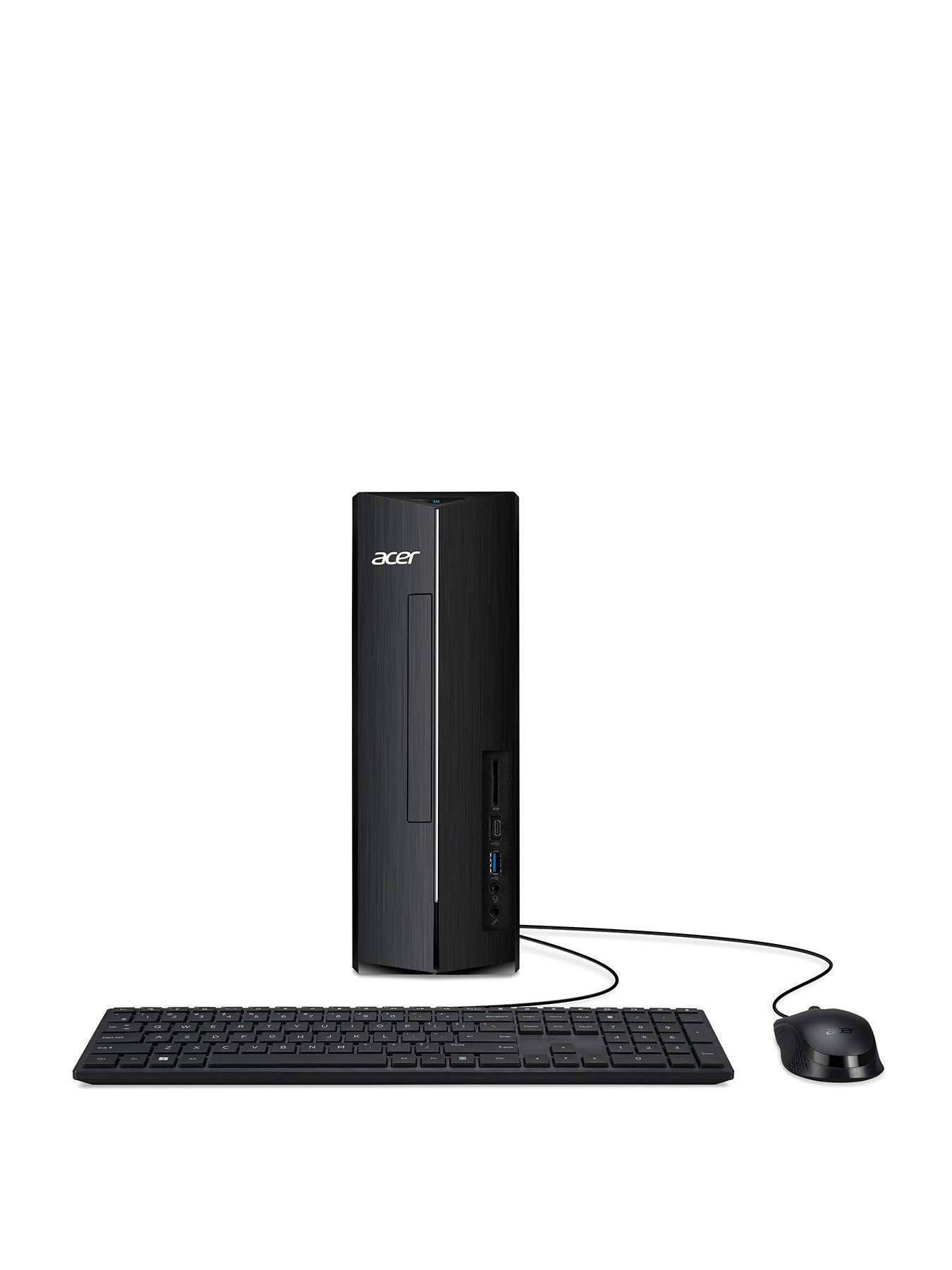 Image 1 of 7 of Acer Aspire XC-1710 Desktop PC&nbsp;- Intel Core i3,&nbsp;8GB RAM,&nbsp;512GB SSD - Black