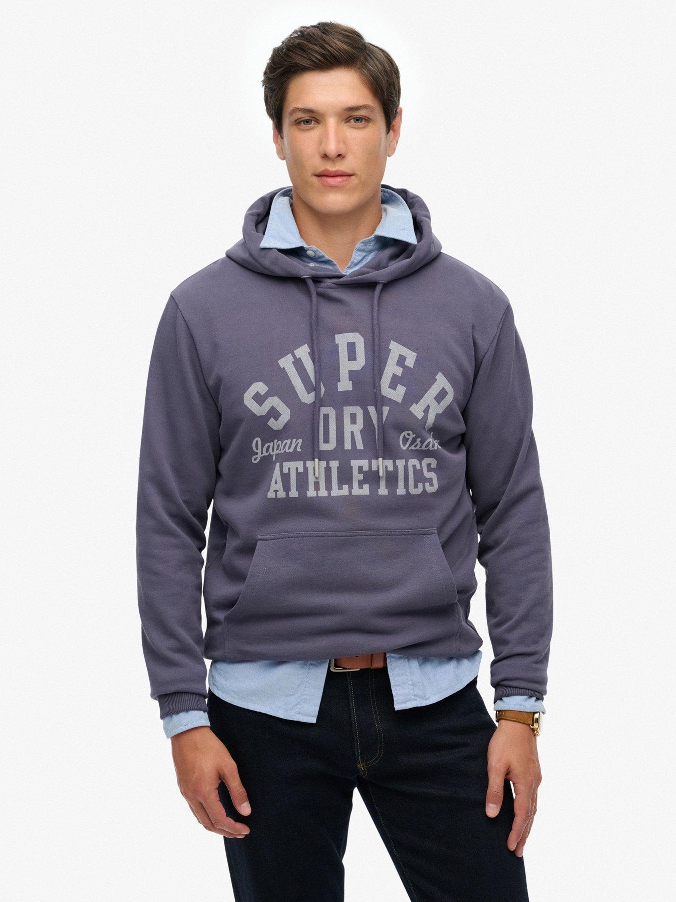 Superdry Athletic Essential Hoodie - Blue