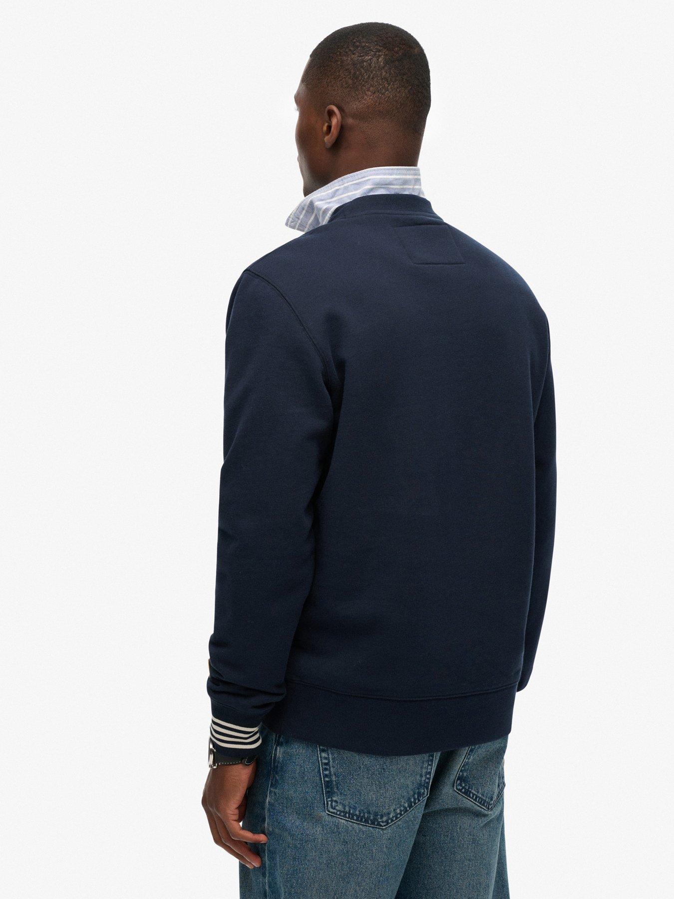 Image 2 of 6 of Superdry Athletic Club Crew Sweat - Navy