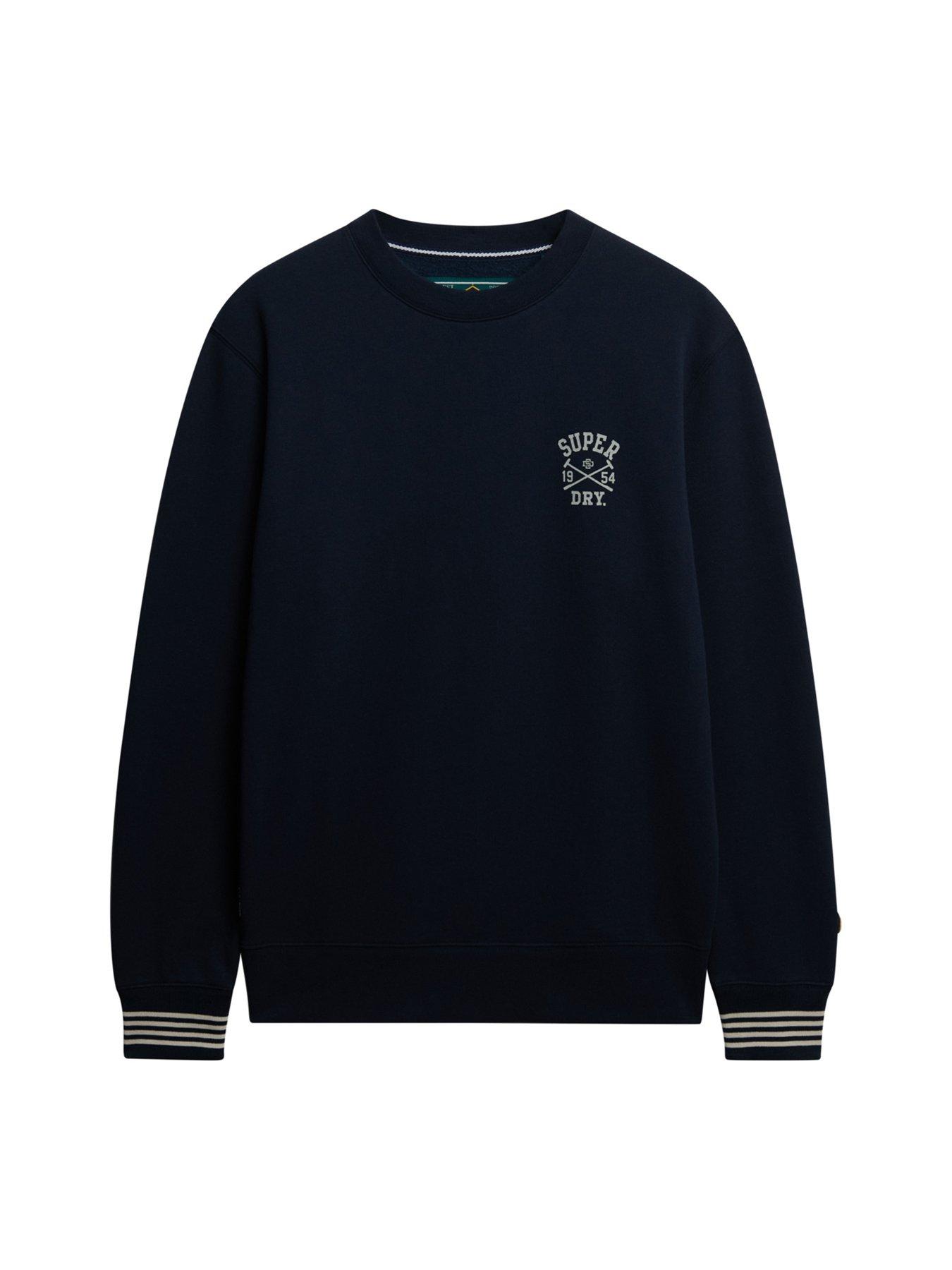 Image 6 of 6 of Superdry Athletic Club Crew Sweat - Navy