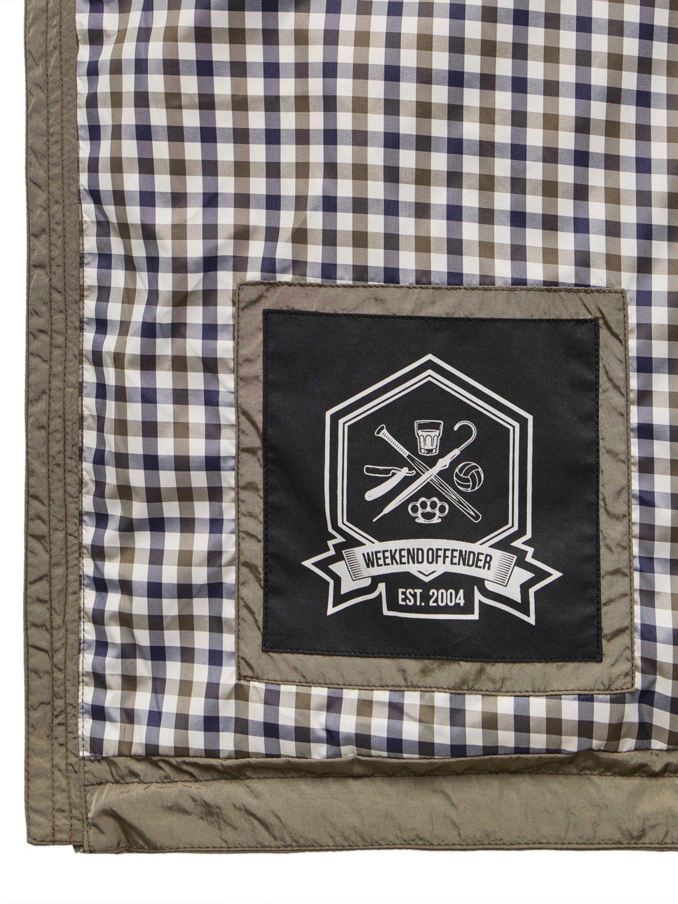 Image 6 of 6 of Weekend Offender Campania Windbreaker Jacket - Brown
