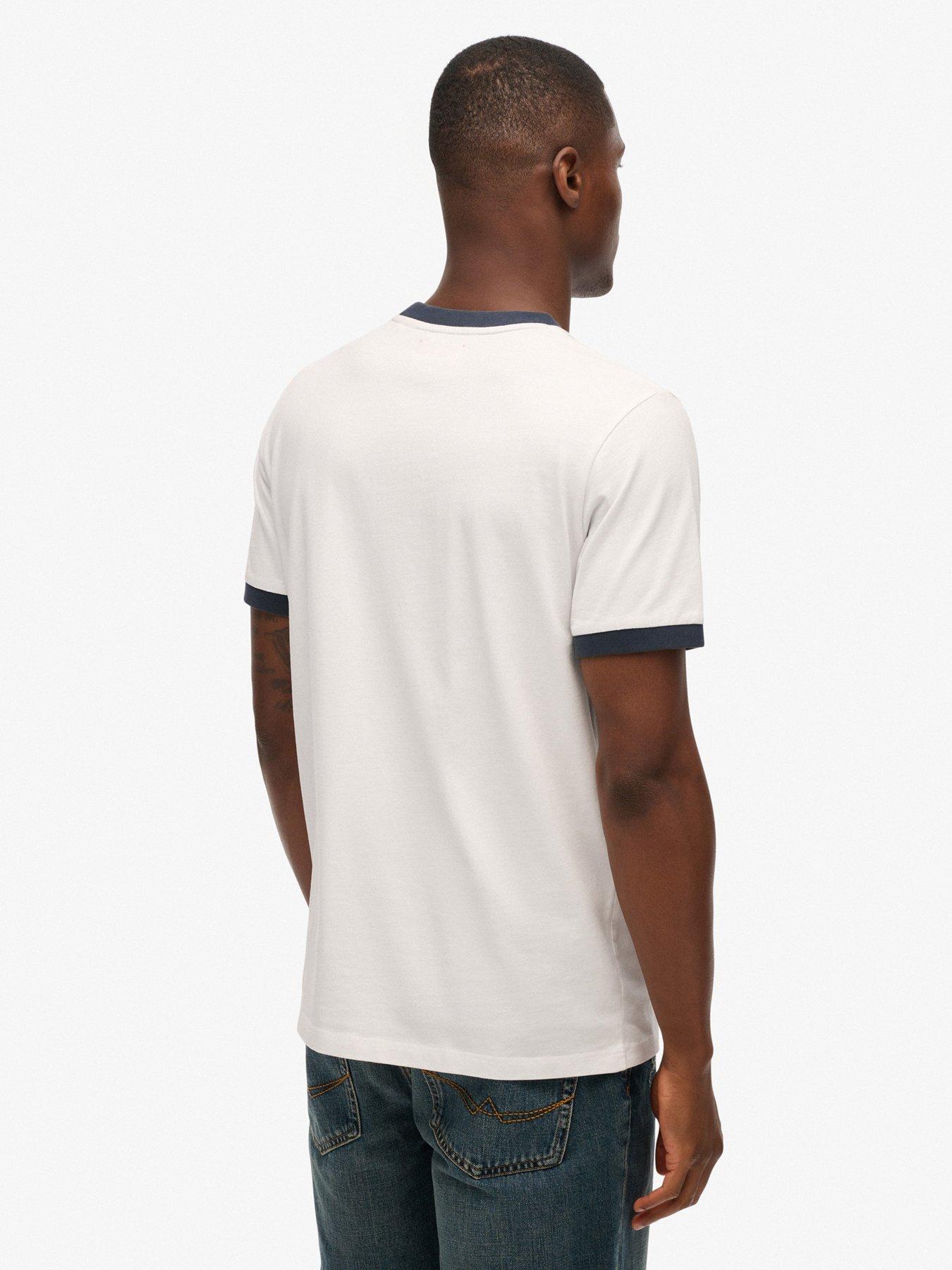 Image 2 of 4 of Superdry Modern Industry Relaxed Fit Graphic T-shirt - White