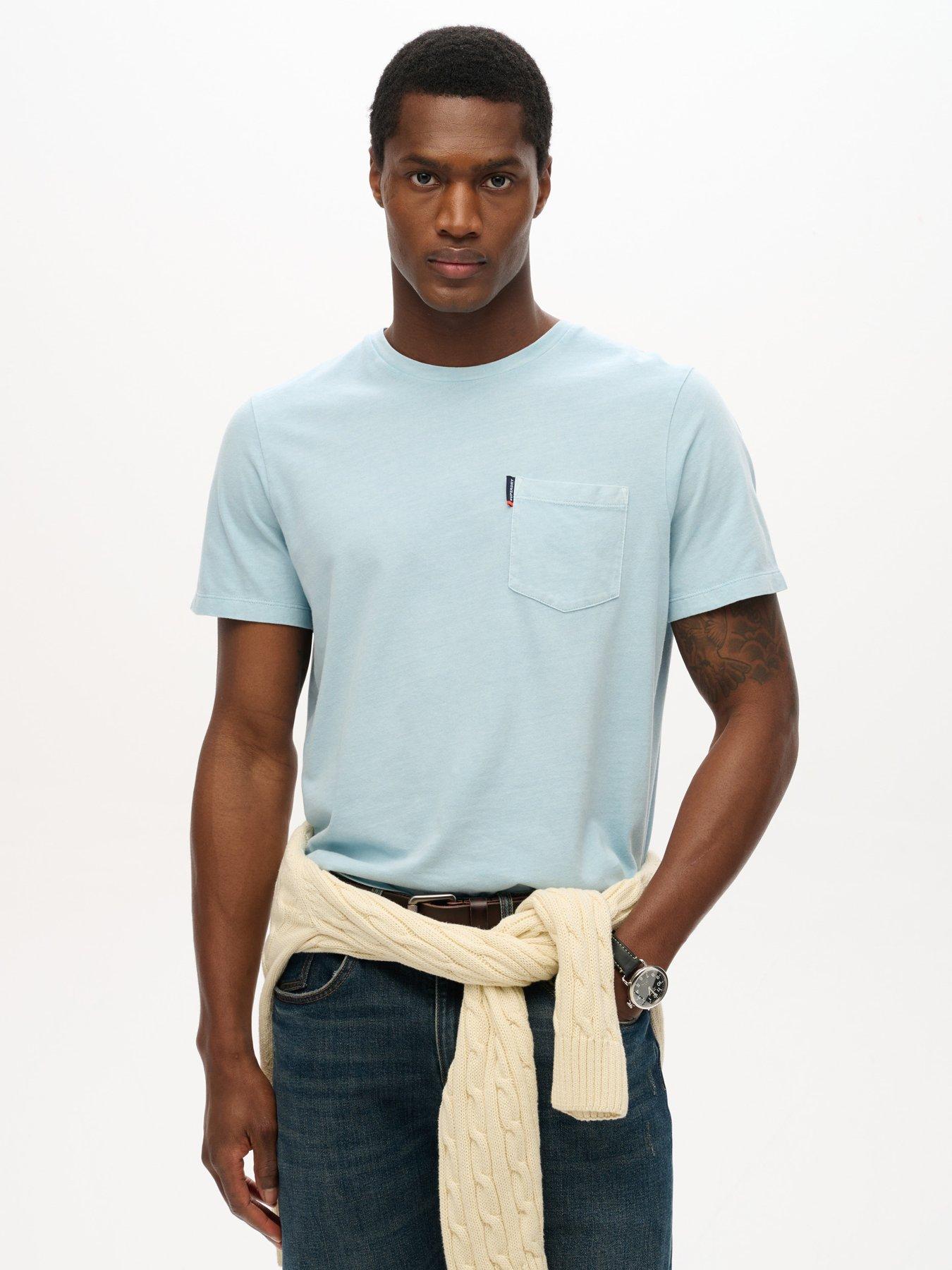 Image 1 of 5 of Superdry Classic Essential T-shirt - Blue