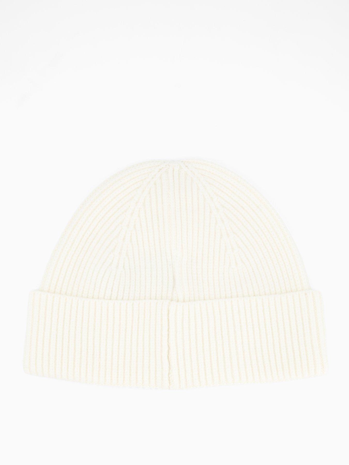 Image 2 of 4 of Gym King Women's Rubber Badge Beanie - Cream