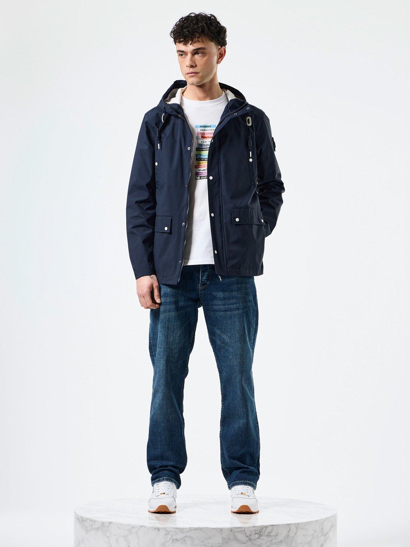 Image 2 of 6 of Weekend Offender Bonham Multi Pocket Fishermans Jacket - Navy