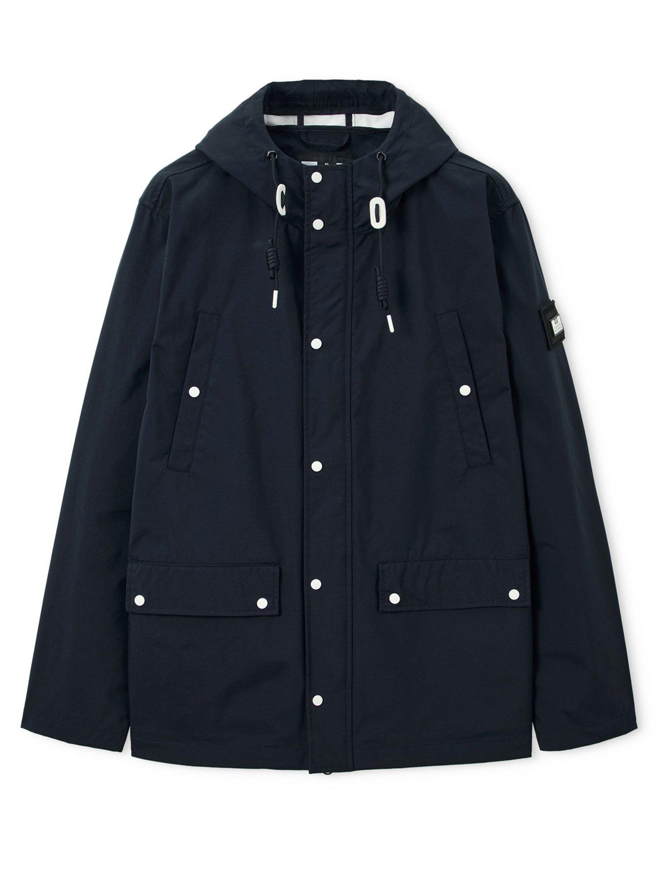 Image 4 of 6 of Weekend Offender Bonham Multi Pocket Fishermans Jacket - Navy