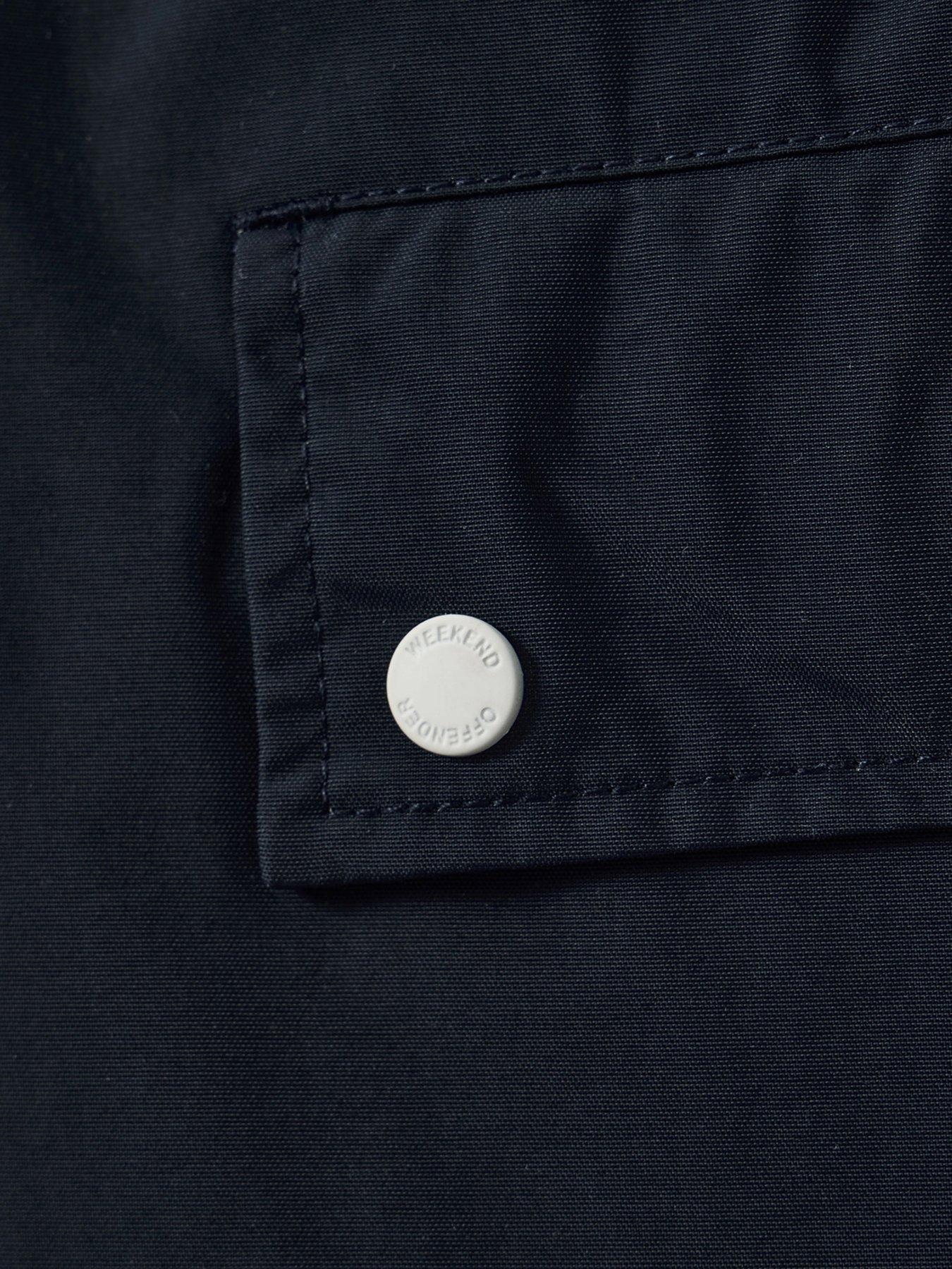 Image 6 of 6 of Weekend Offender Bonham Multi Pocket Fishermans Jacket - Navy