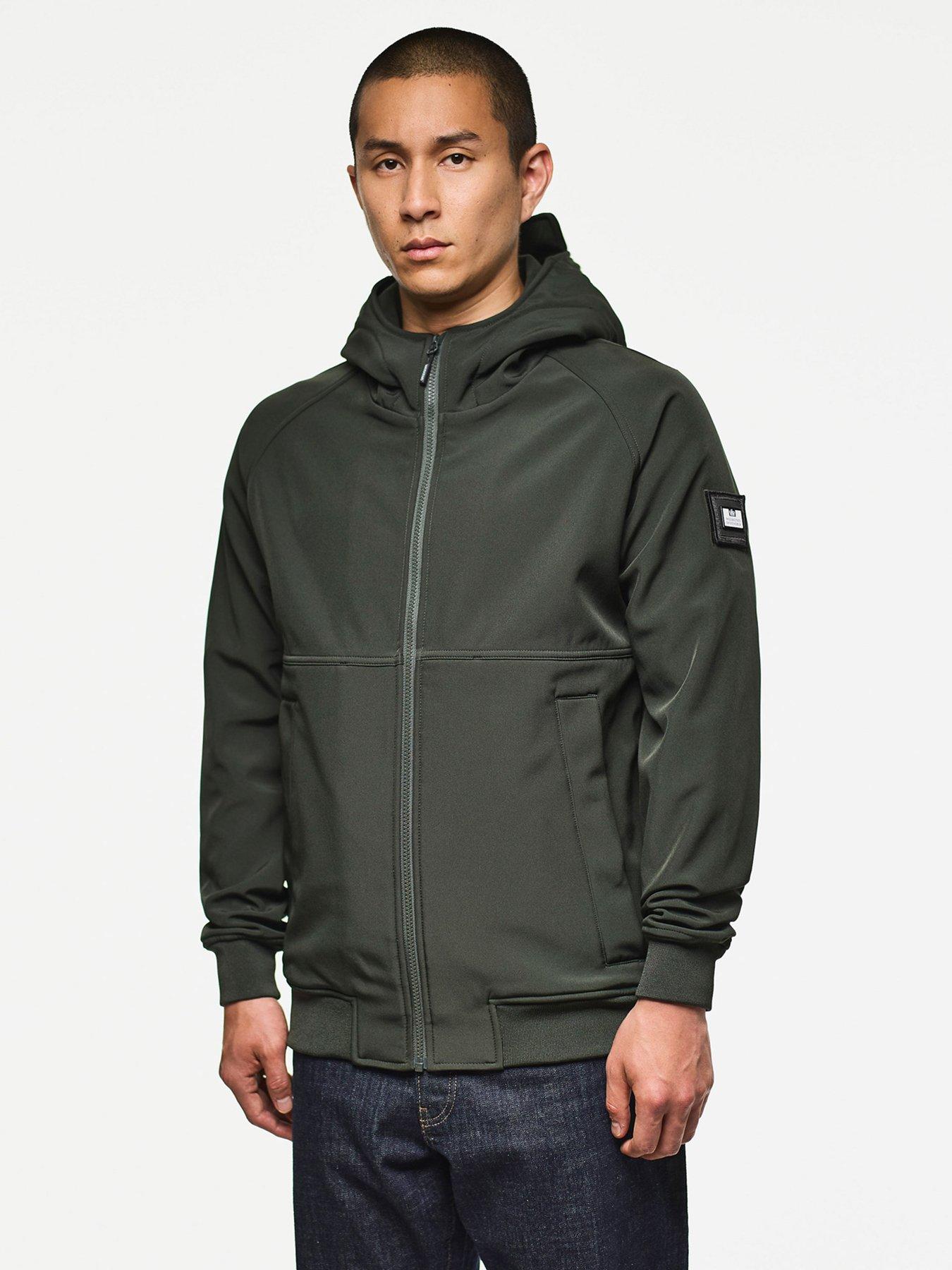 undefined Sulta Softshell Bomber Jacket - Dark Green