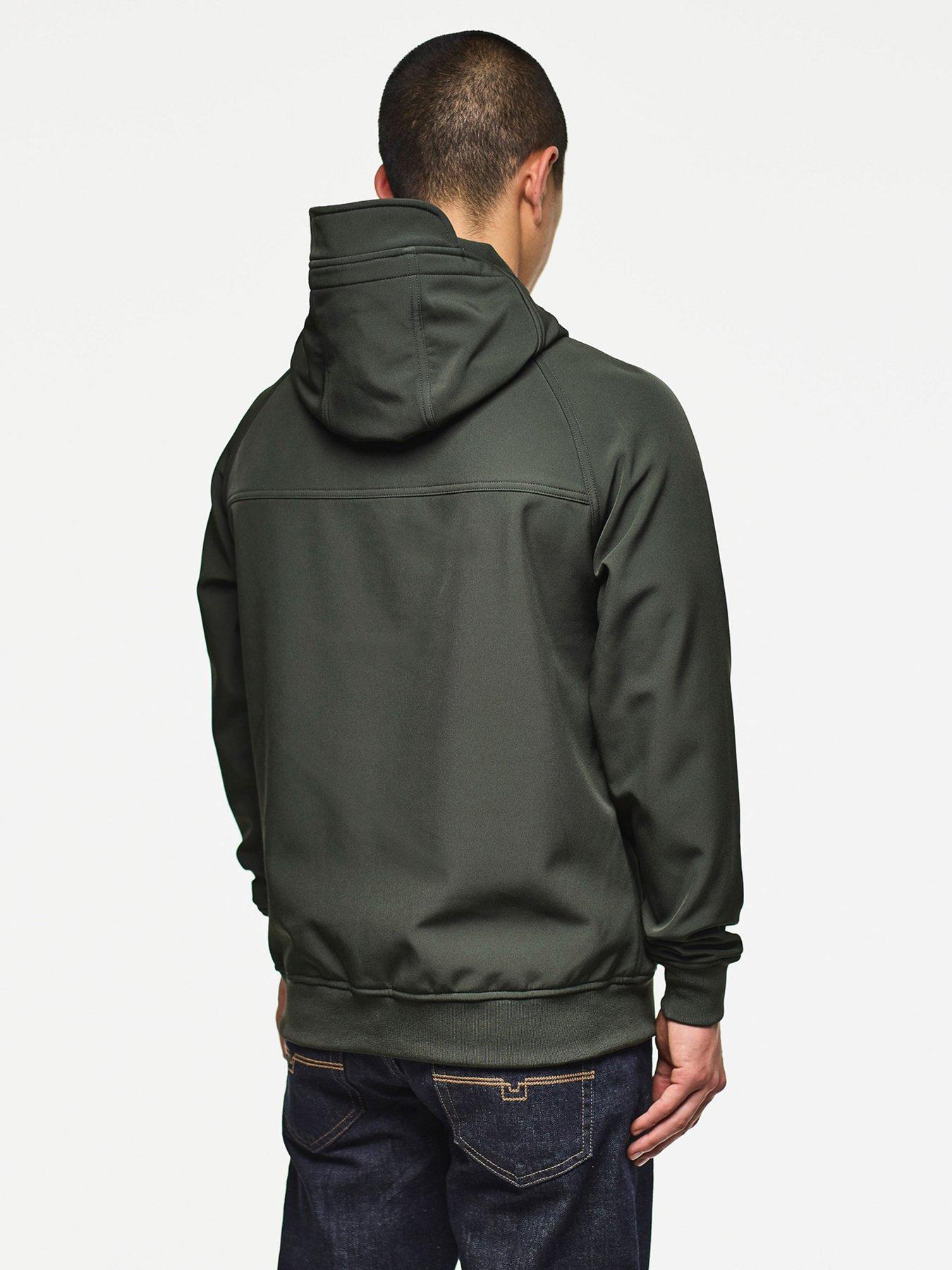 Image 3 of 6 of Weekend Offender Sulta Softshell Bomber Jacket - Dark Green