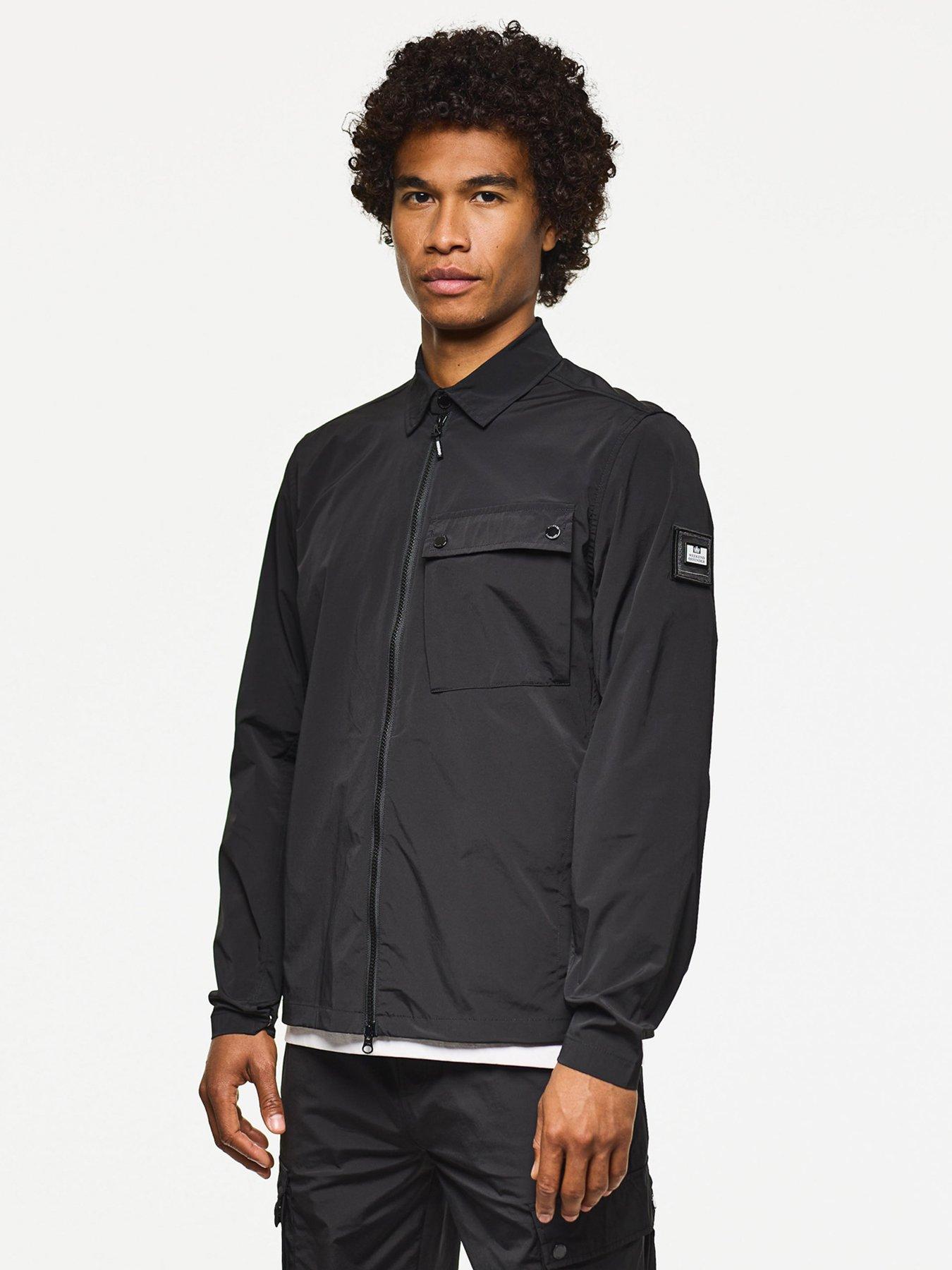 undefined Southbank Technical Overshirt - Black