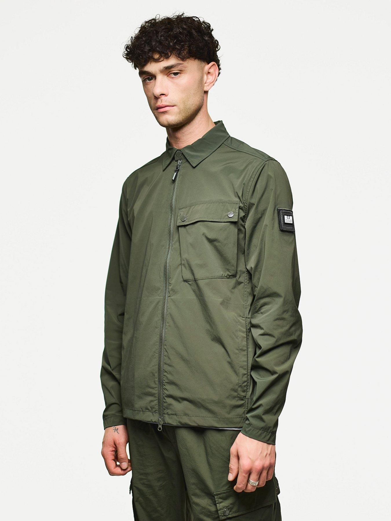 undefined Southbank Technical Overshirt - Dark Green