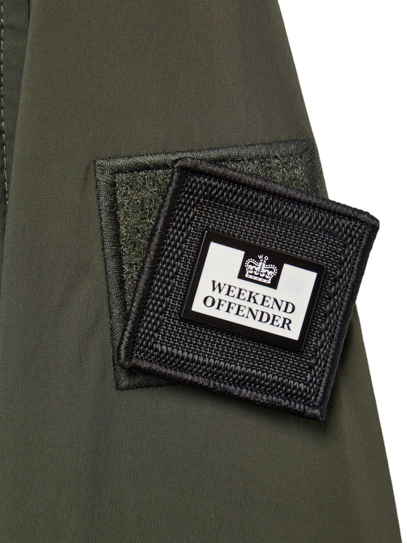 Image 6 of 6 of Weekend Offender Southbank Technical Overshirt - Dark Green