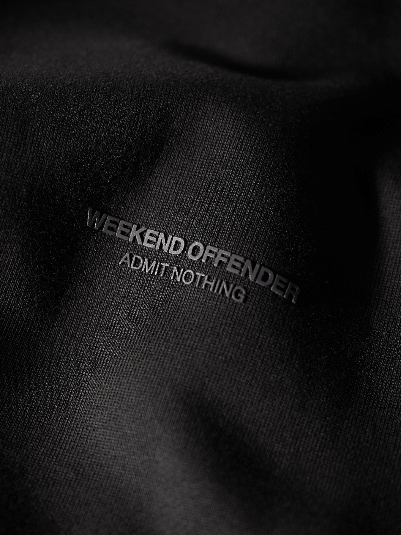 Image 4 of 4 of Weekend Offender Bronx Classic Hooded Tracksuit - Black