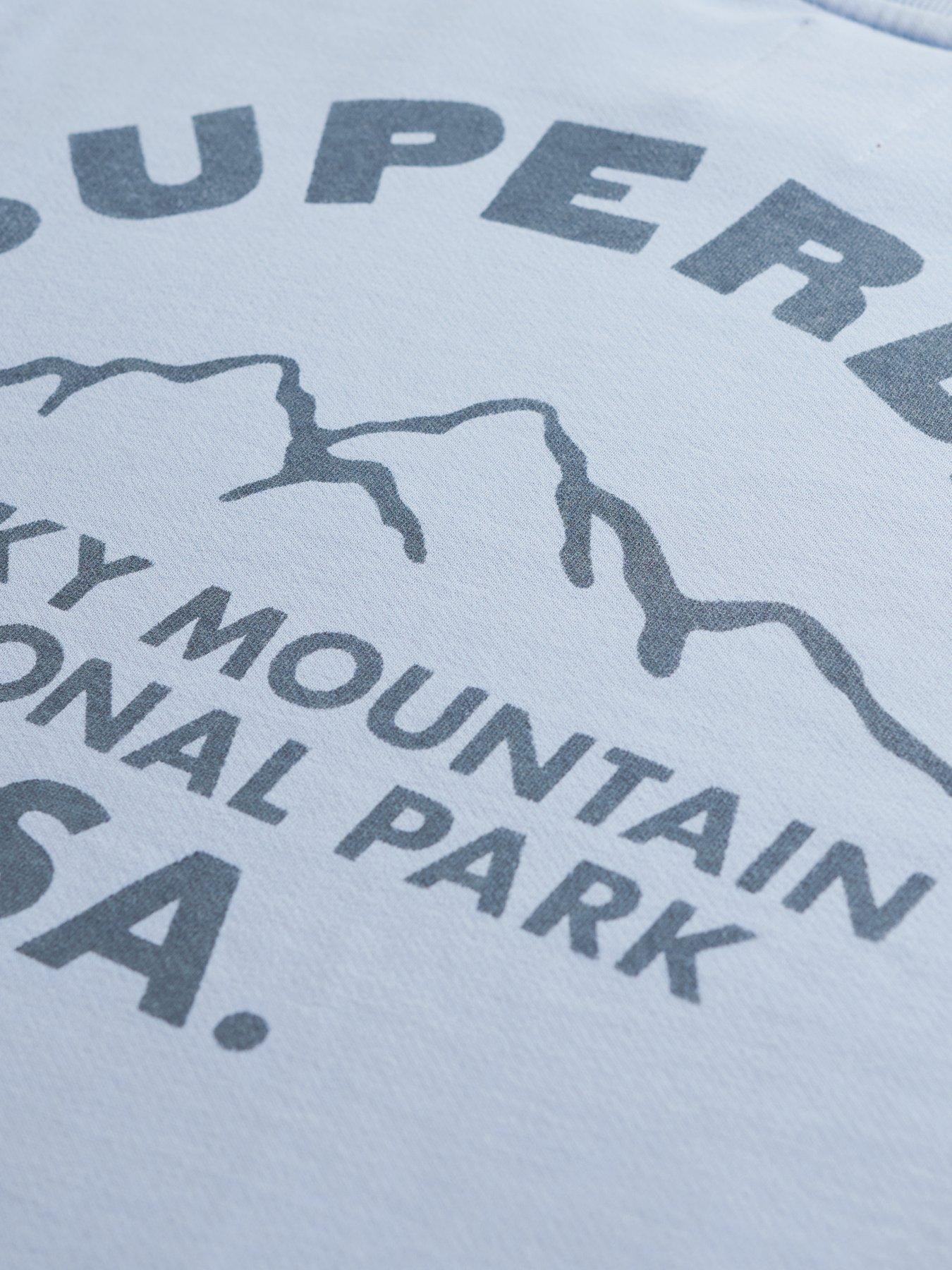  image of superdry-lo-fi-outdoor-mono-back-graphic-sweat