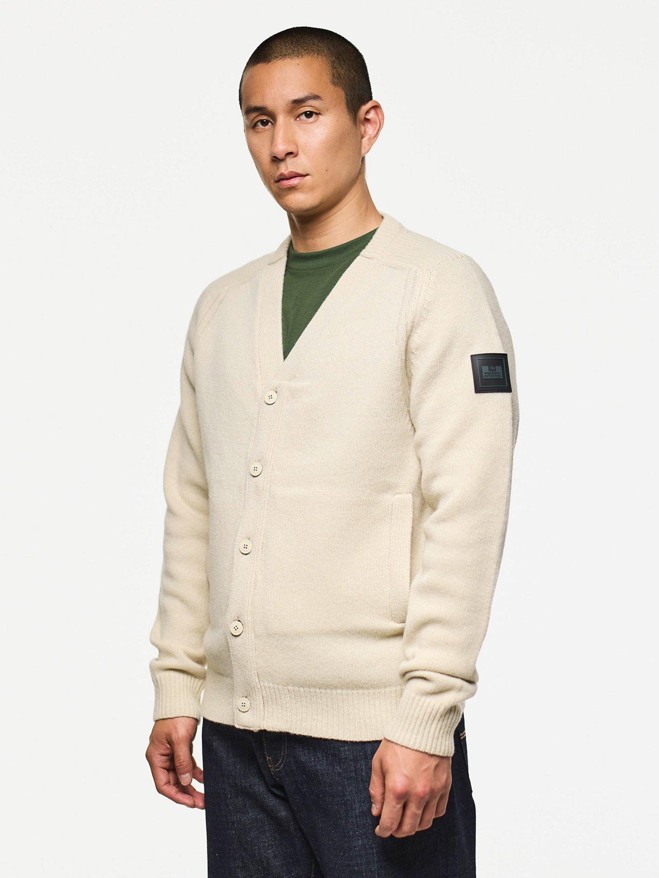 undefined Lauda Knitted Wool Cardigan - Beige