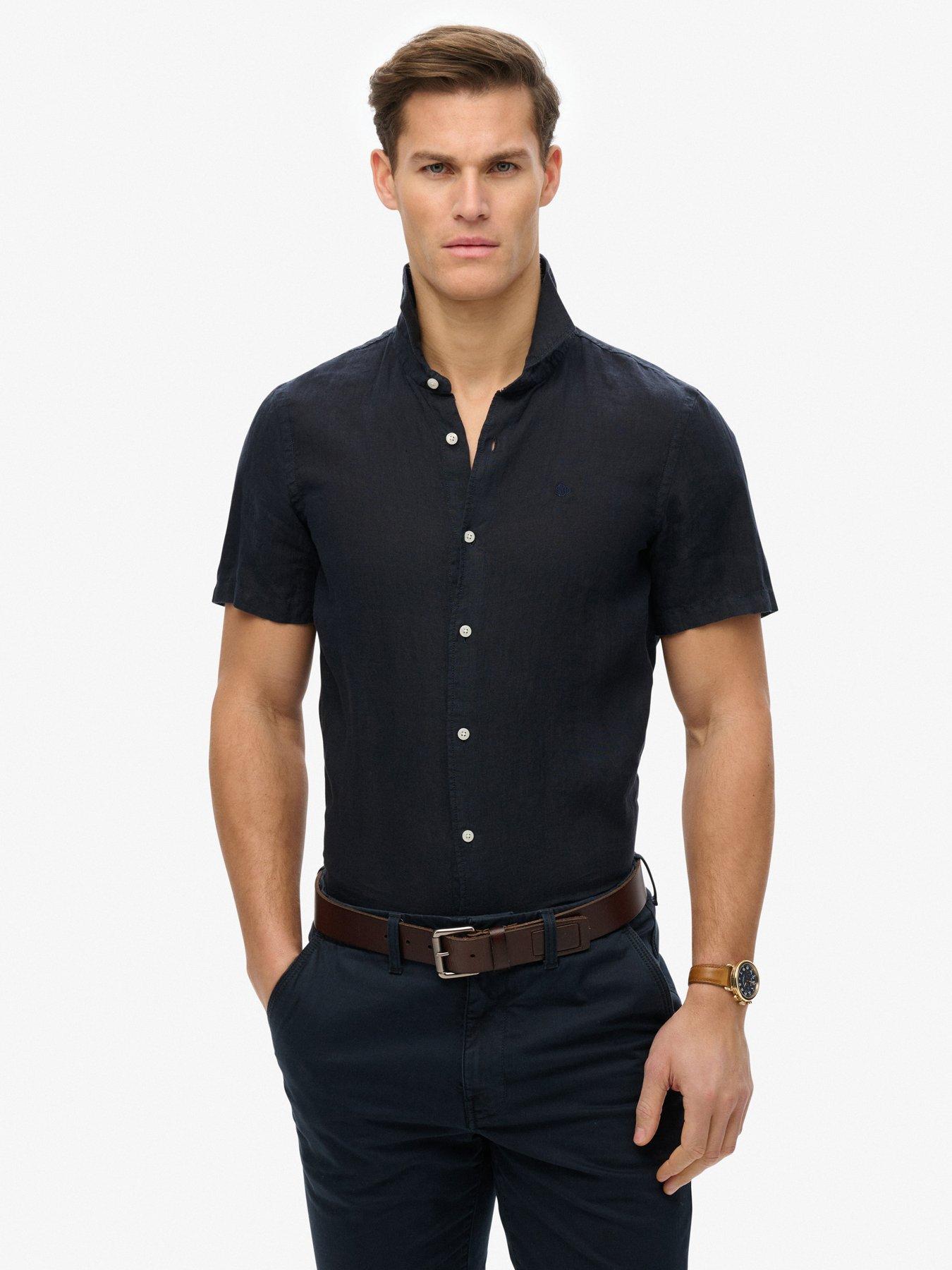 Image 1 of 5 of Superdry Vacation Linen Short Sleeve Shirt