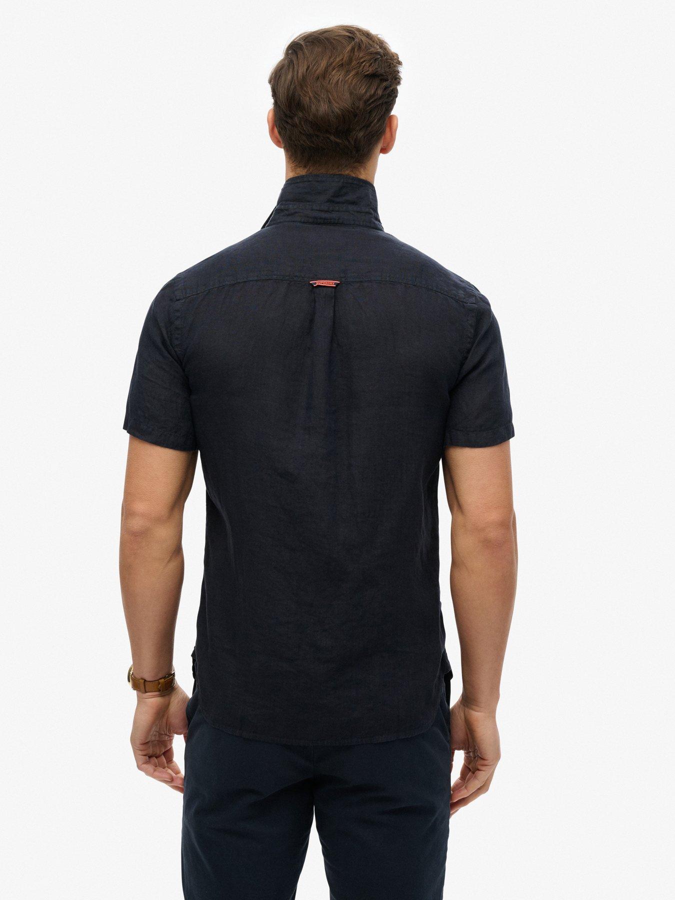 Image 2 of 5 of Superdry Vacation Linen Short Sleeve Shirt