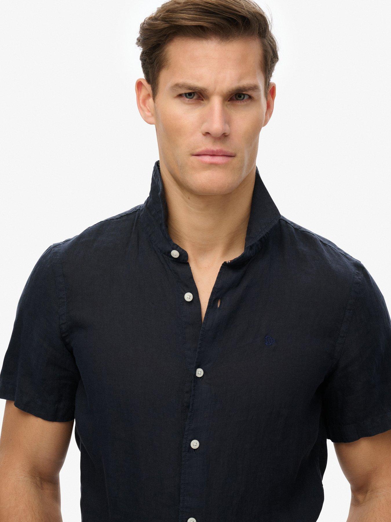 Image 4 of 5 of Superdry Vacation Linen Short Sleeve Shirt