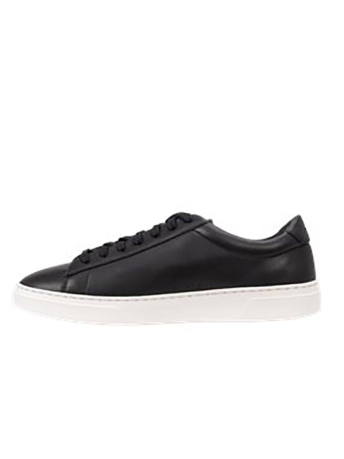 Image 7 of 7 of BOSS Kieran Tenn Leather Trainers - Black