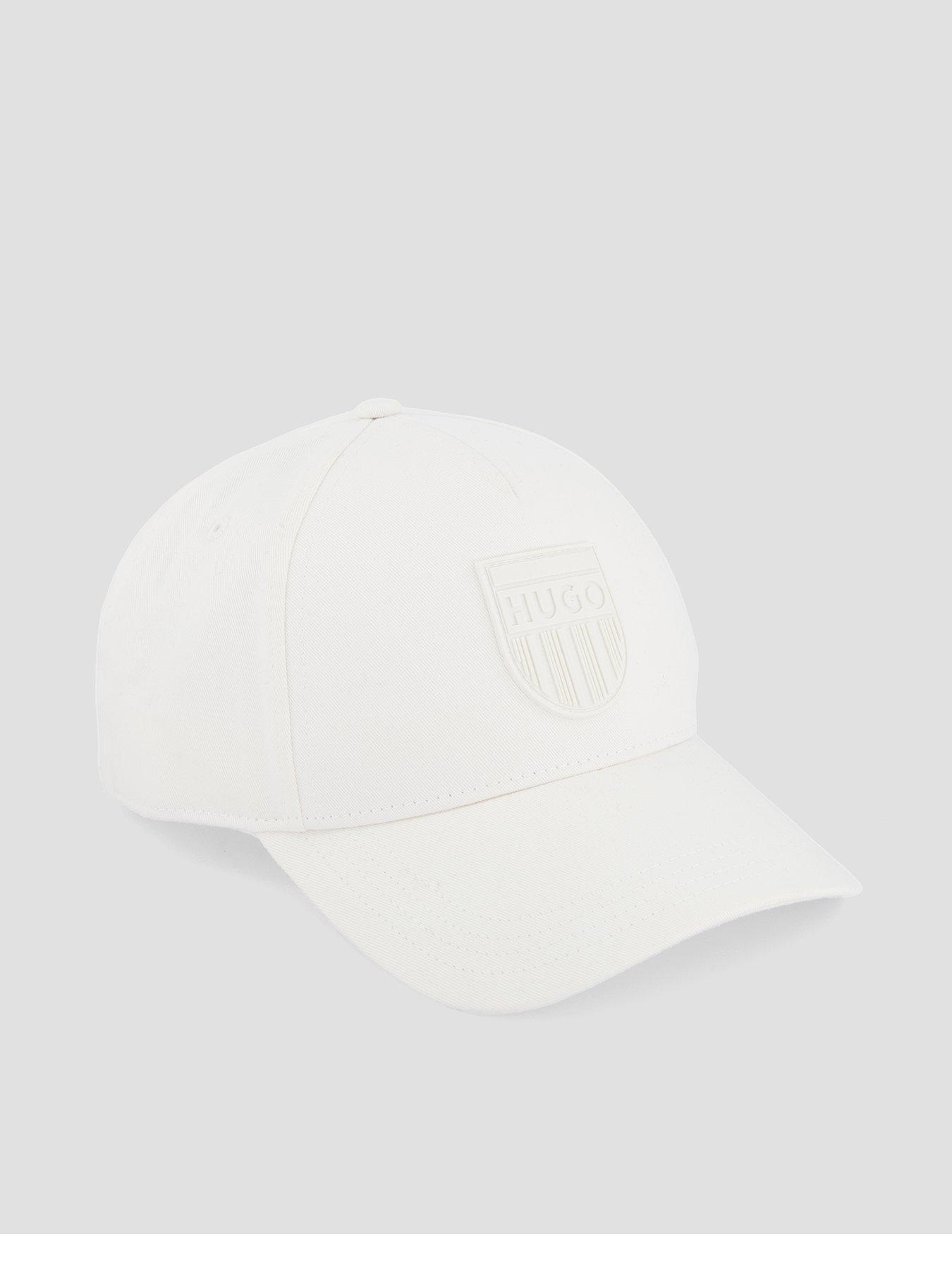 front image of hugo-jude-sl-crest-logo-baseball-cap-white
