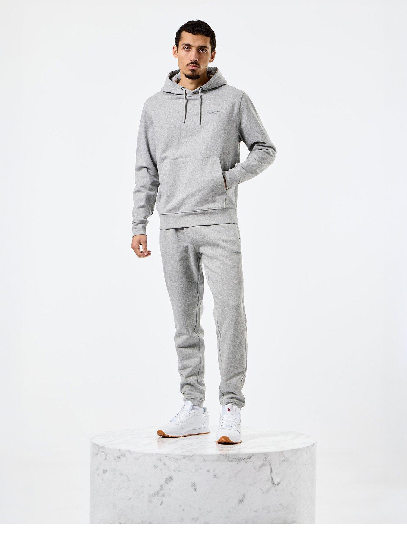 Image 1 of 4 of Weekend Offender Bronx Classic Hooded Tracksuit - Grey