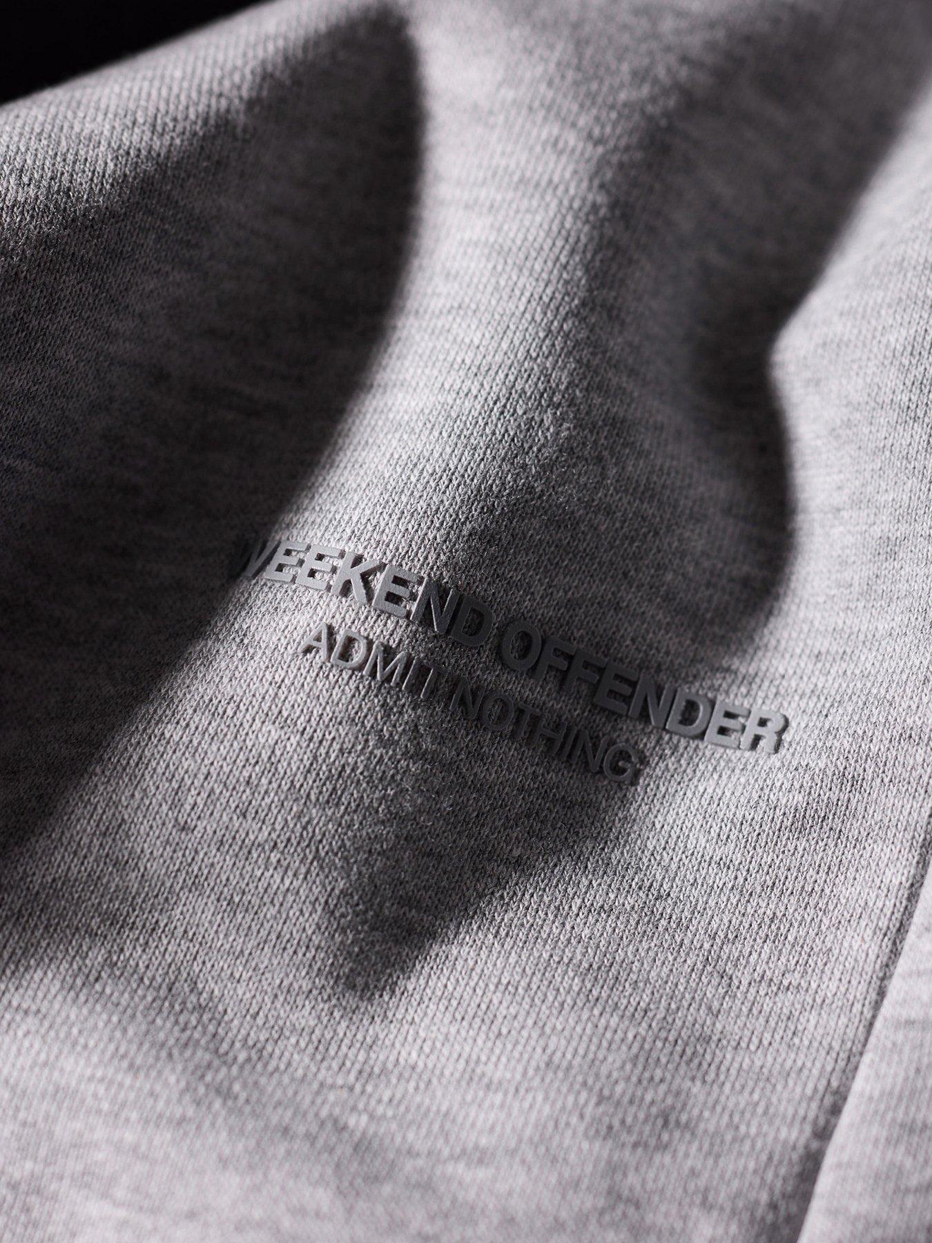 Image 4 of 4 of Weekend Offender Bronx Classic Hooded Tracksuit - Grey