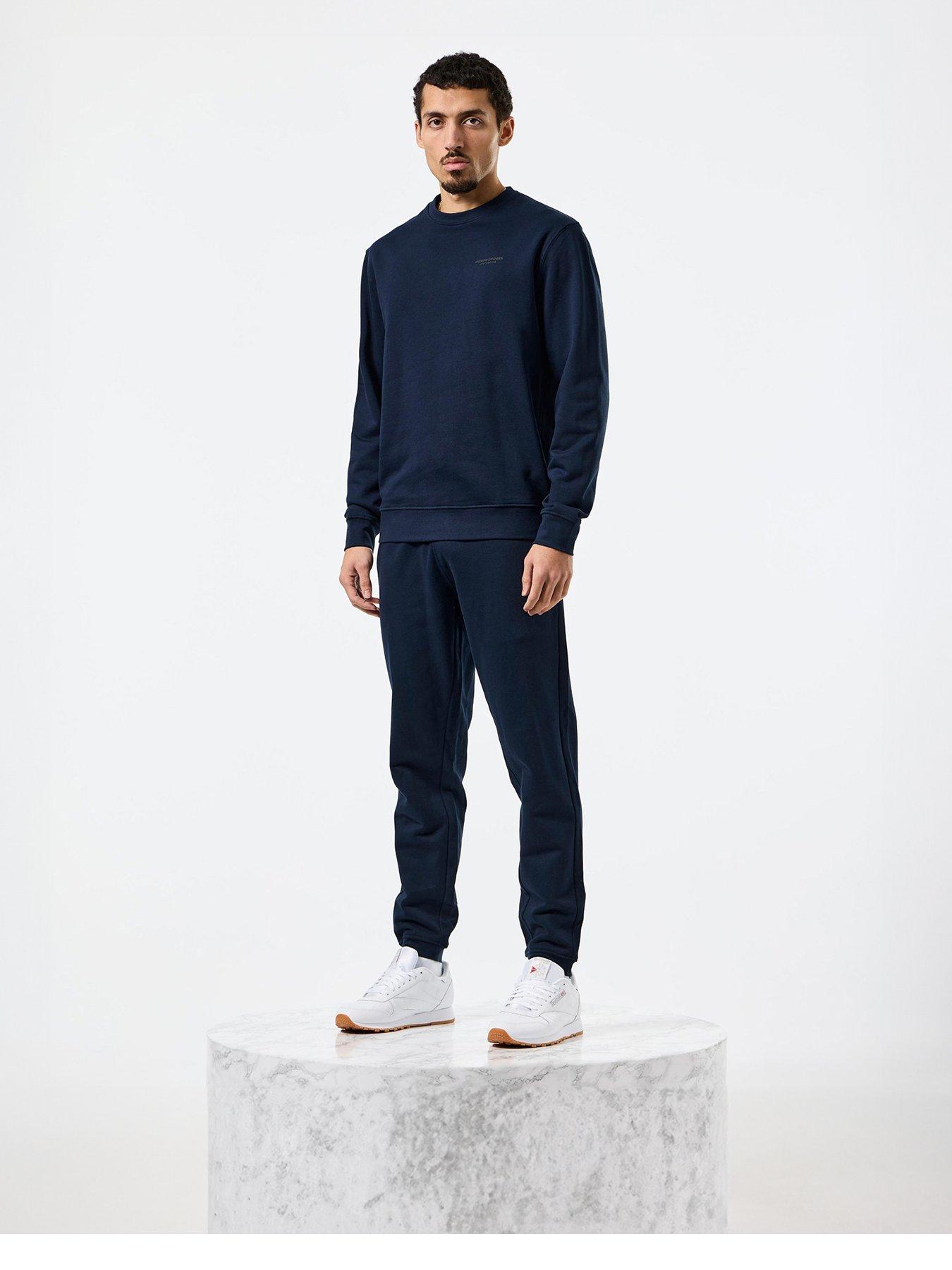 undefined Harlem Classic Crew Tracksuit - Navy