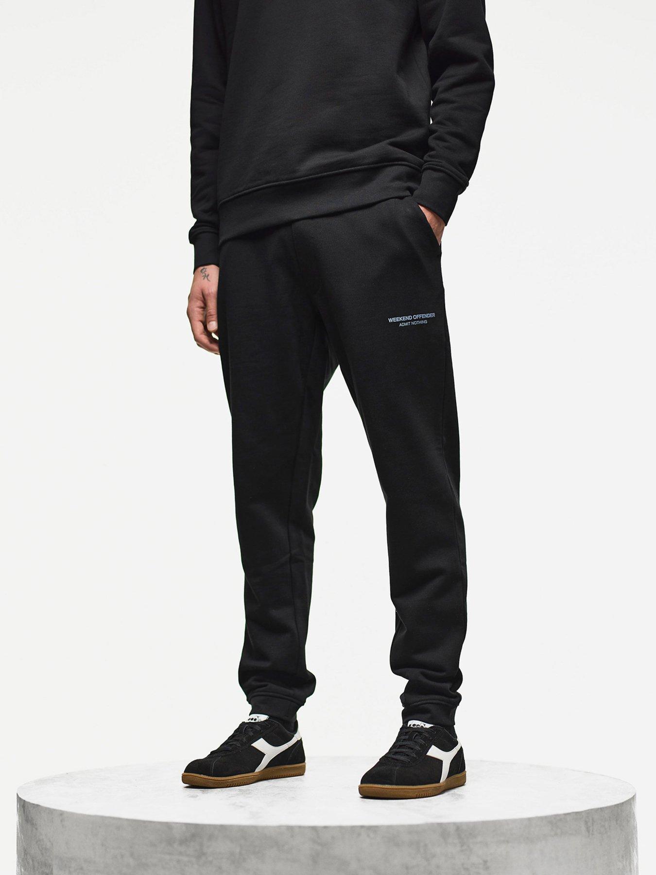 Image 1 of 6 of Weekend Offender Santana WOAN Joggers - Black