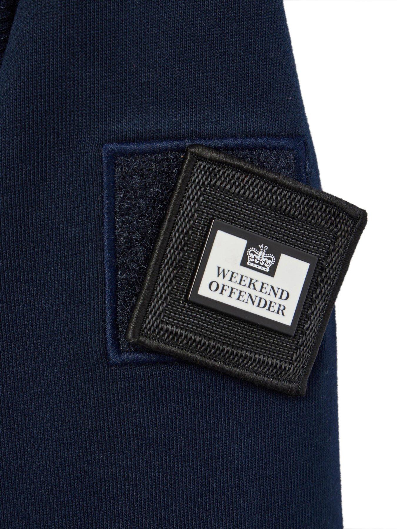 Image 6 of 6 of Weekend Offender Kraviz Quarter Zip Sweatshirt - Navy