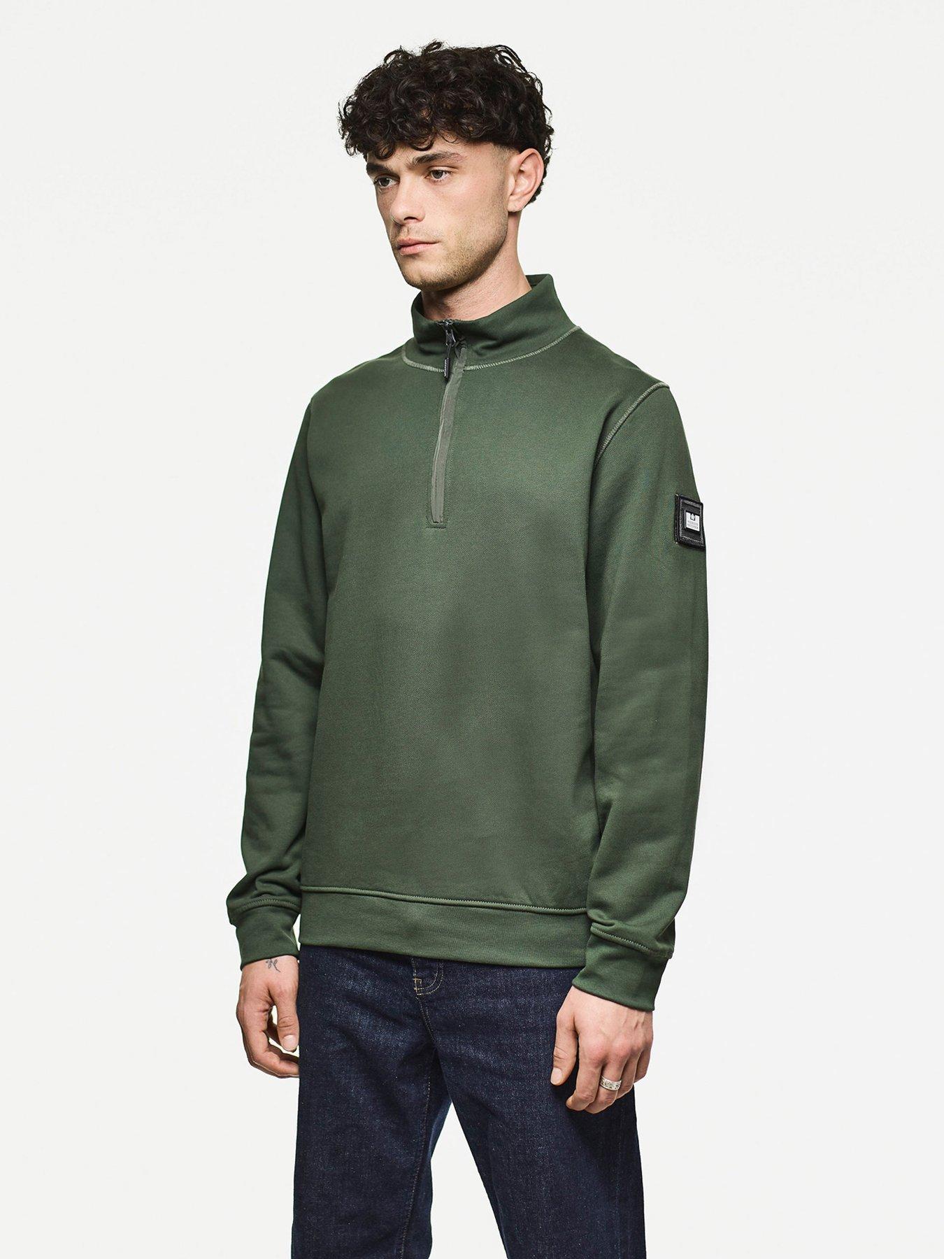 undefined Kraviz Quarter Zip Sweatshirt - Dark Green