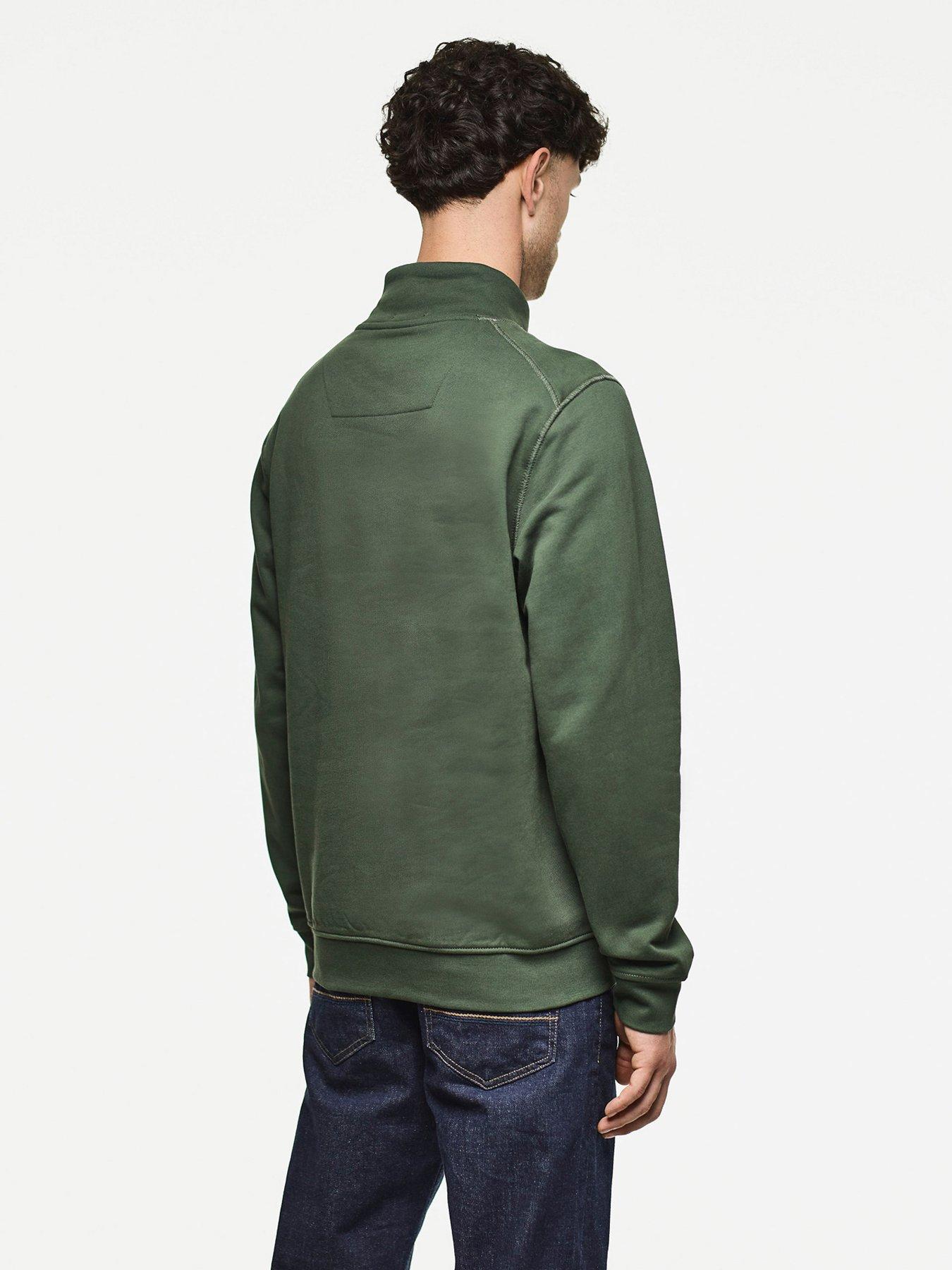 Image 2 of 5 of Weekend Offender Kraviz Quarter Zip Sweatshirt - Dark Green