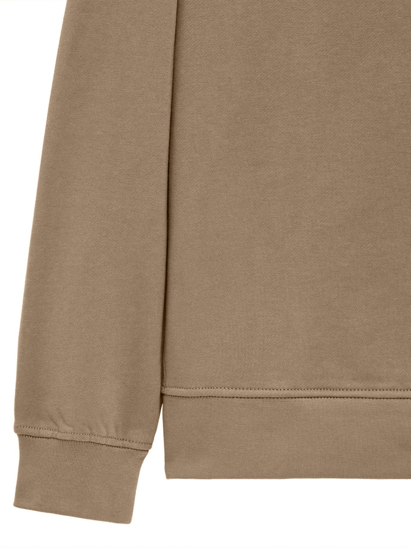  image of weekend-offender-kraviz-quarter-zip-sweatshirt-brown