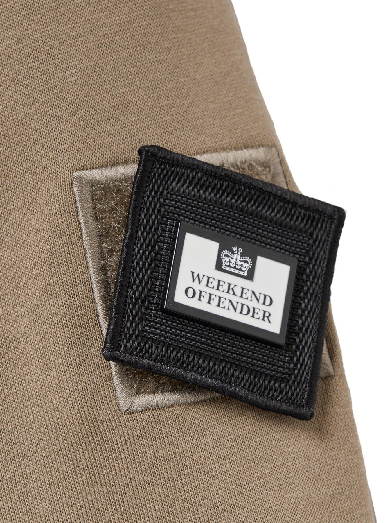  image of weekend-offender-kraviz-quarter-zip-sweatshirt-brown