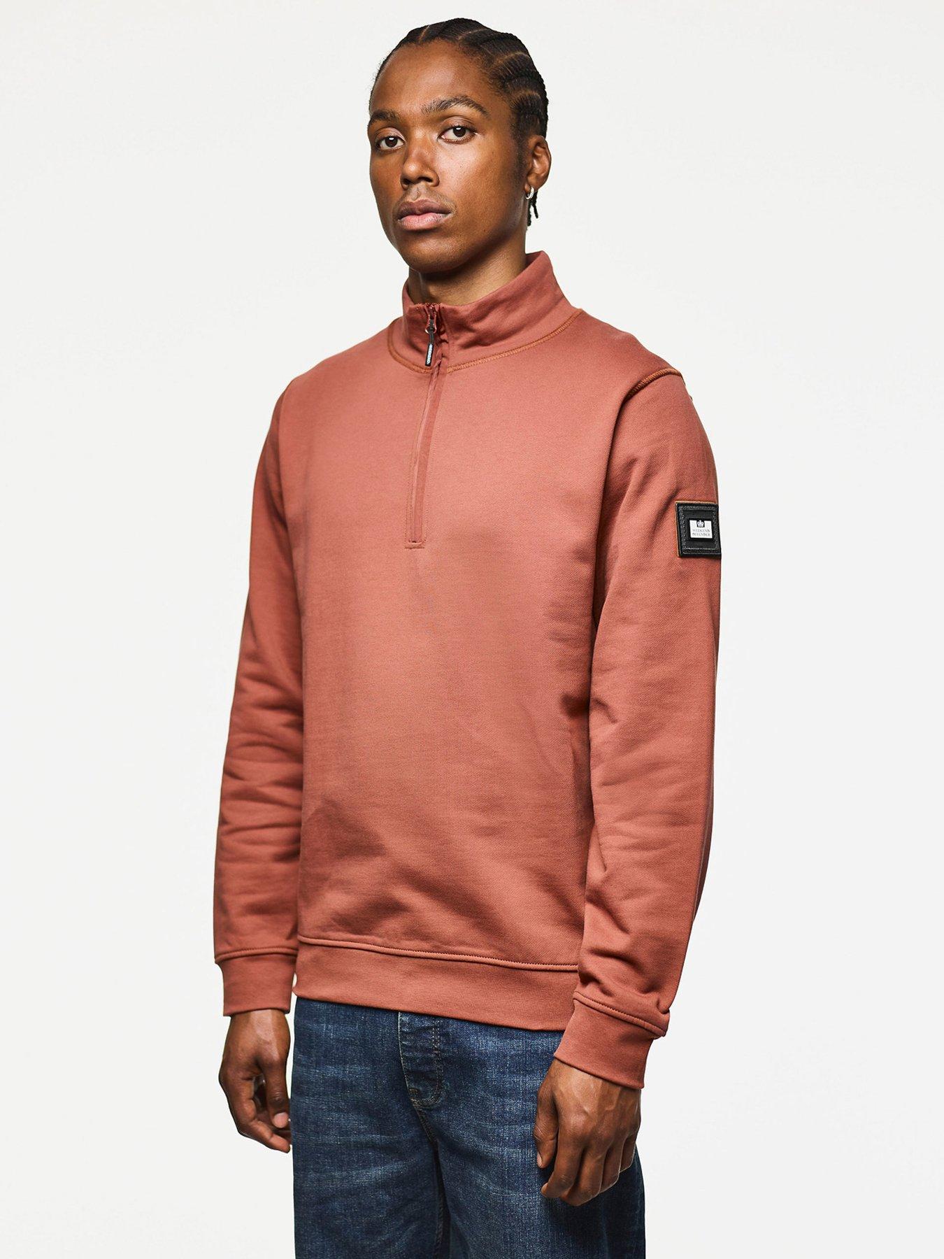 weekend-offender-kraviz-quarter-zip-sweatshirt-brown