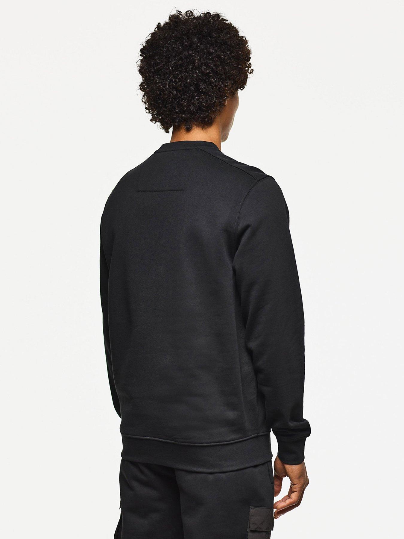 Image 3 of 6 of Weekend Offender Neve Pocket Crew Sweatshirt - Black