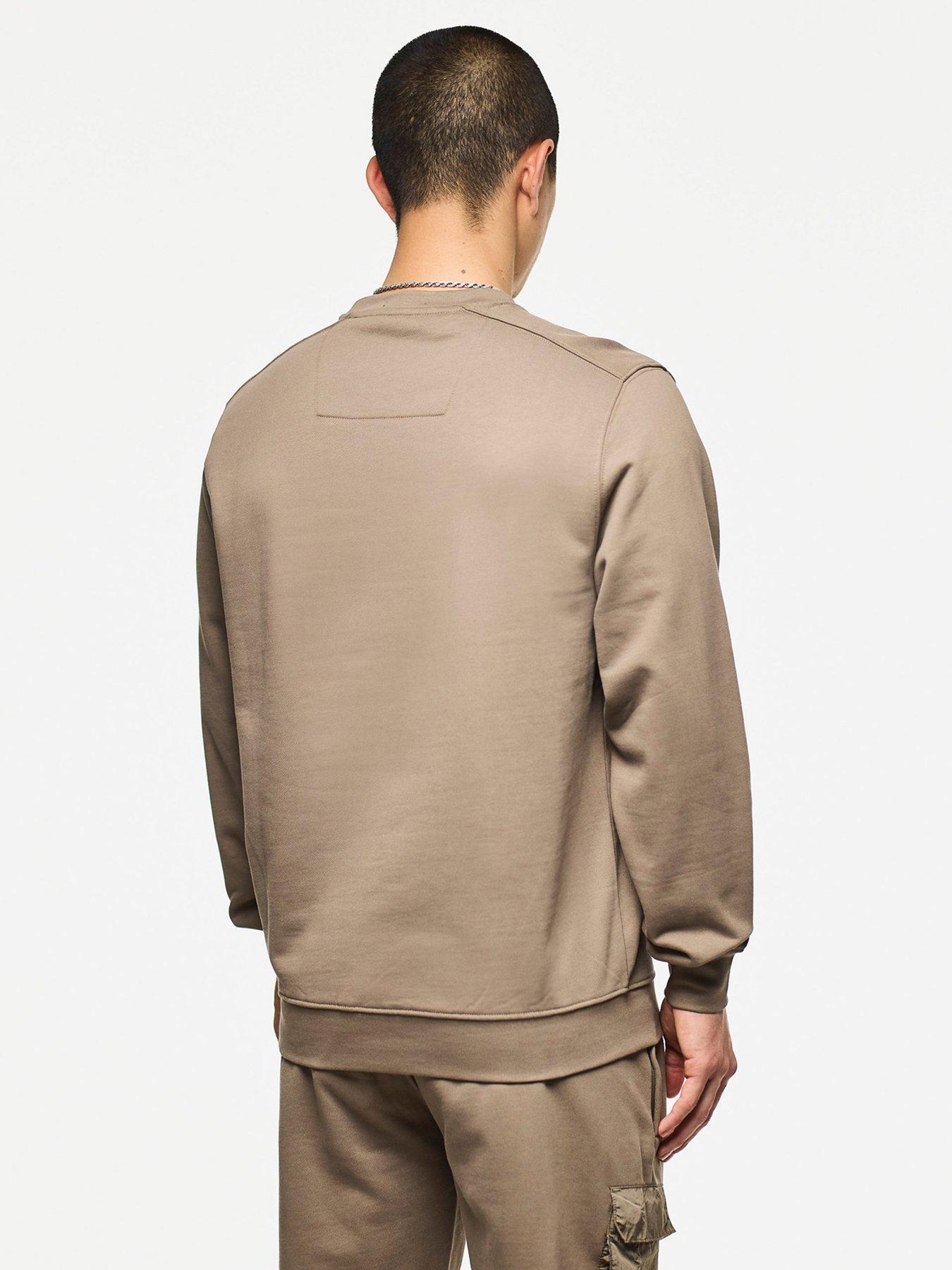 Image 3 of 6 of Weekend Offender Neve Pocket Crew Sweatshirt - Brown