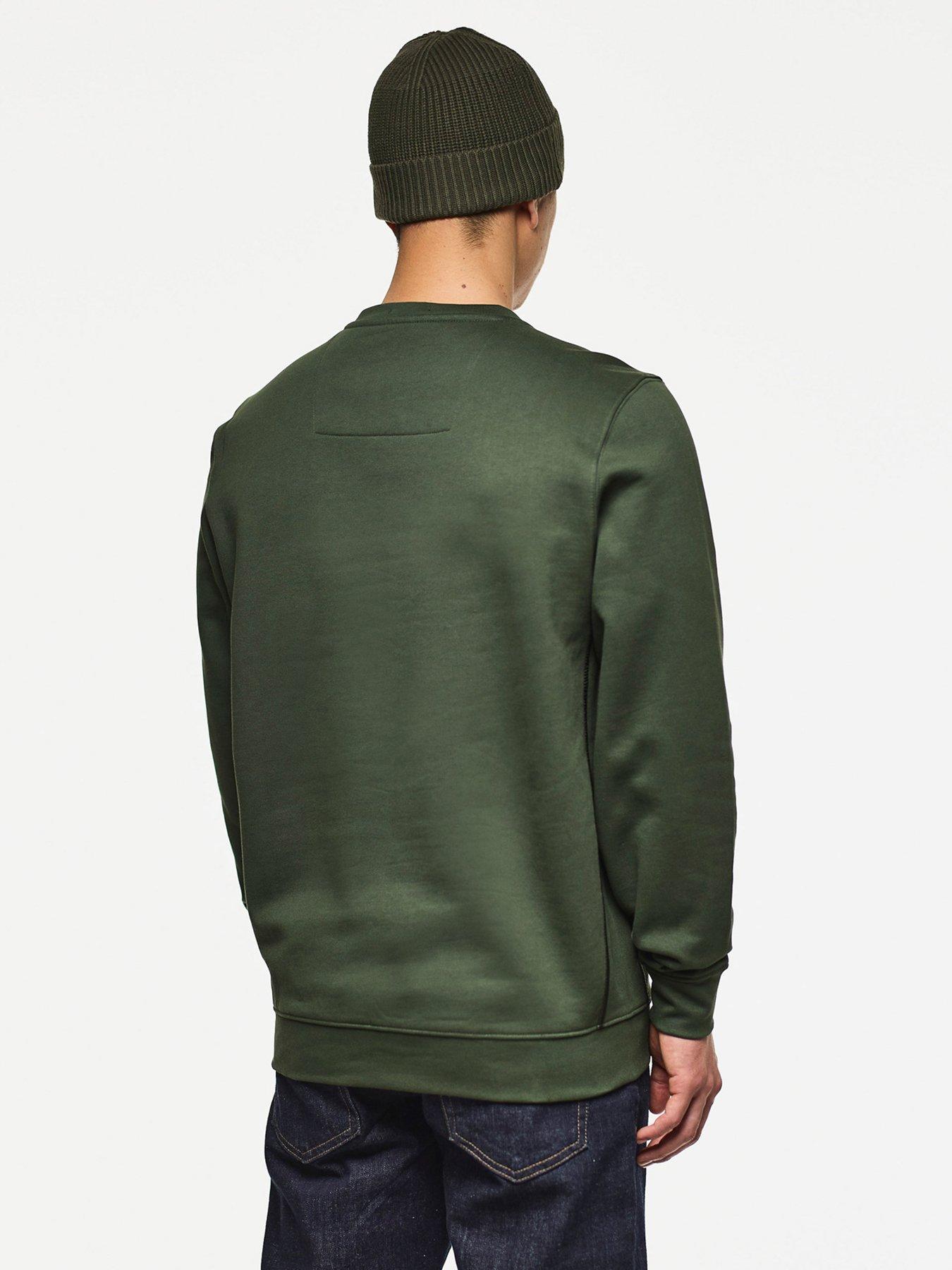 Image 3 of 6 of Weekend Offender Thunder Classic Crew Sweatshirt - Dark Green