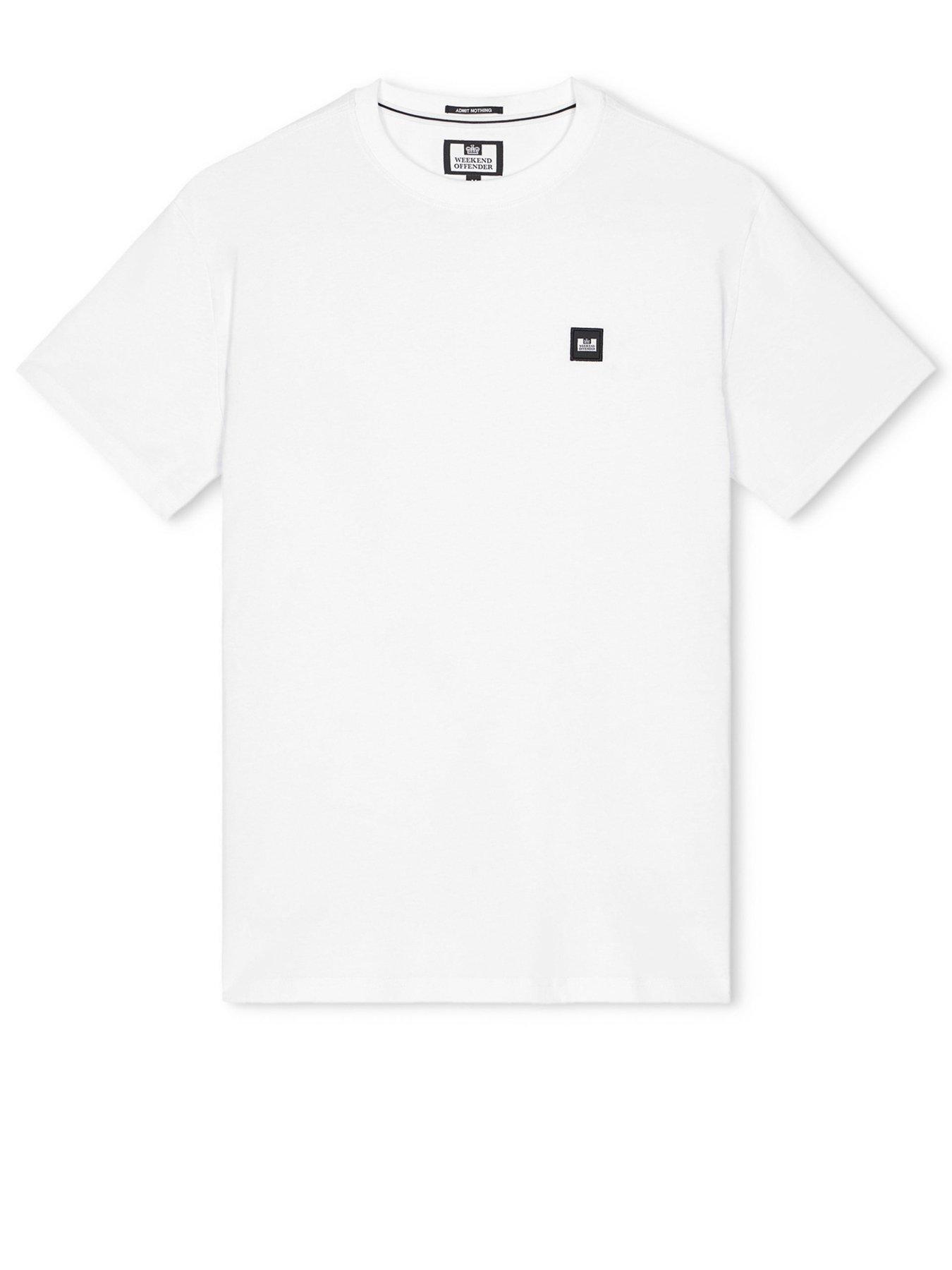 Image 4 of 5 of Weekend Offender Cannon Beach Classic Badge T-Shirt - White