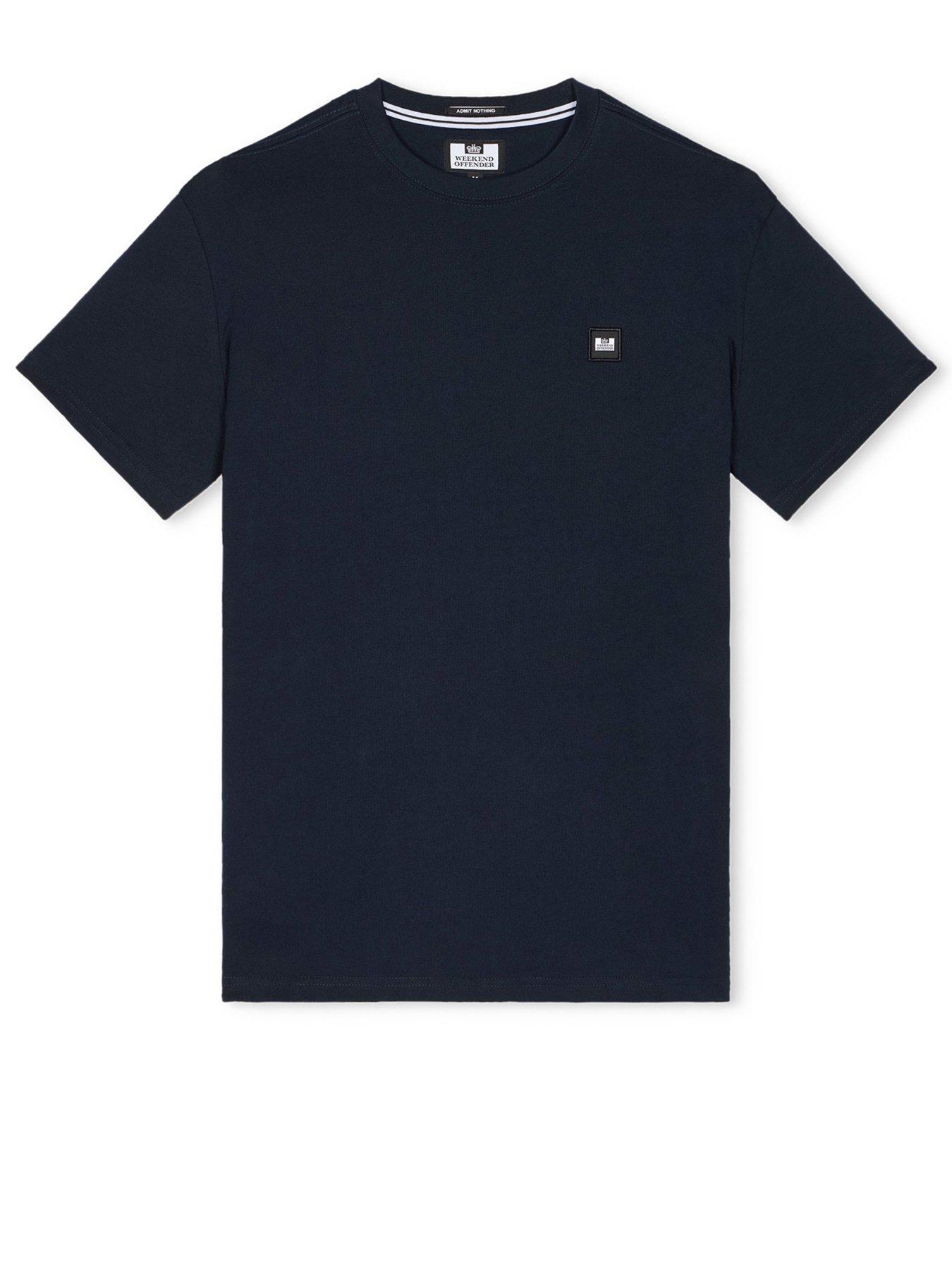Image 4 of 5 of Weekend Offender Cannon Beach Classic Badge T-Shirt - Navy