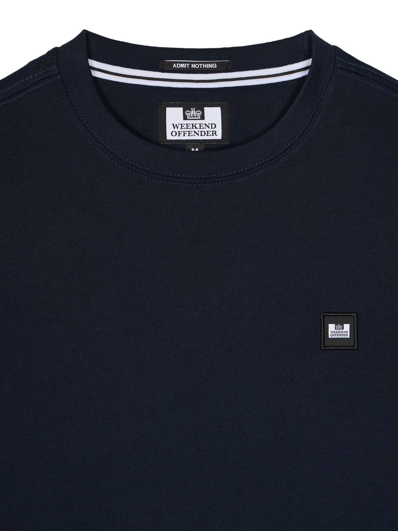 Image 5 of 5 of Weekend Offender Cannon Beach Classic Badge T-Shirt - Navy