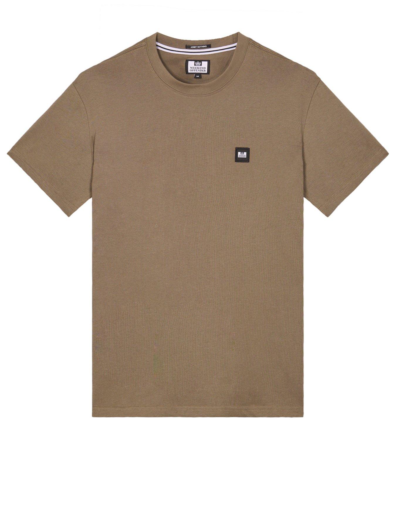 Image 4 of 5 of Weekend Offender Cannon Beach Classic Badge T-Shirt - Brown