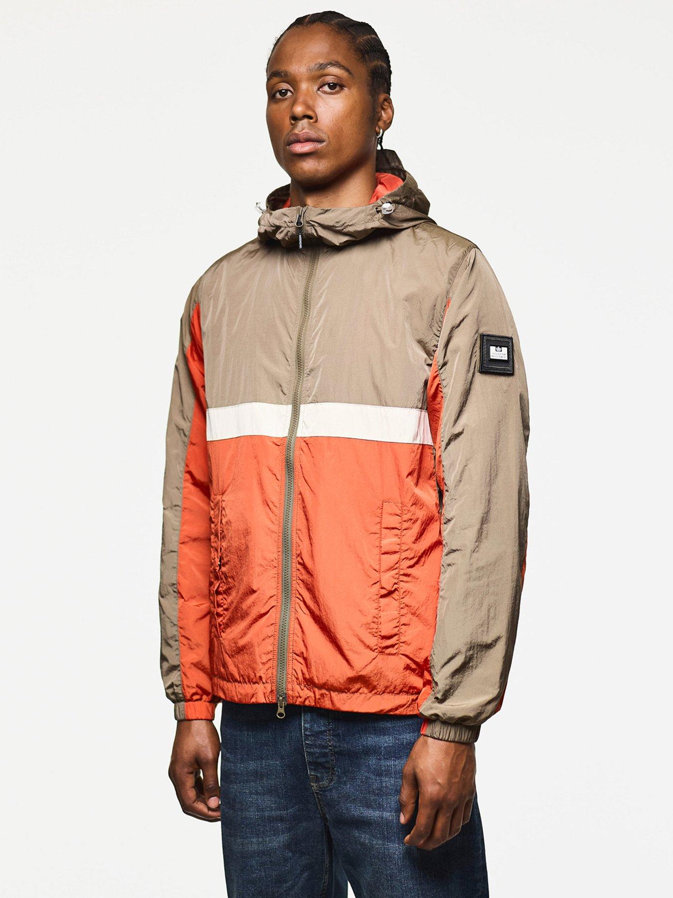 undefined Parissa Colour Block Windbreaker Jacket - Brown