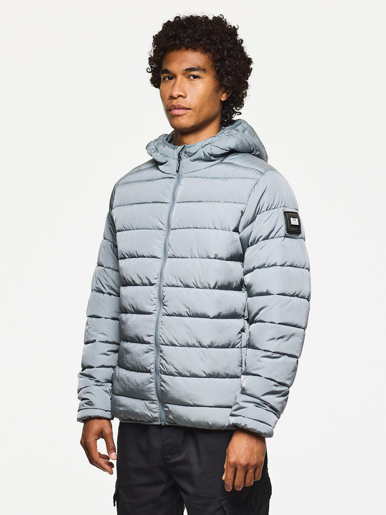 Image 1 of 6 of Weekend Offender La Guardia Classic Padded Jacket - Grey