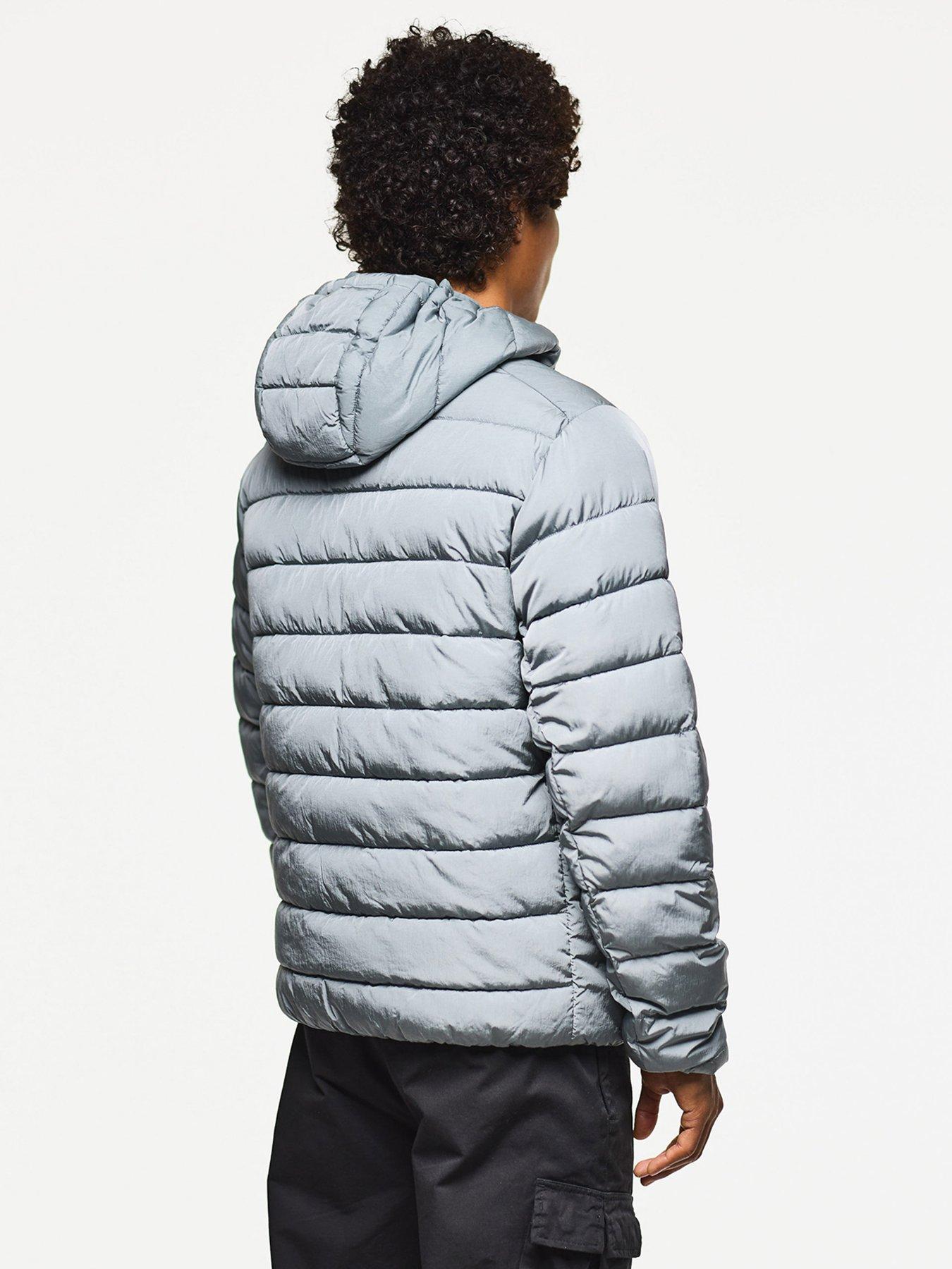Image 3 of 6 of Weekend Offender La Guardia Classic Padded Jacket - Grey