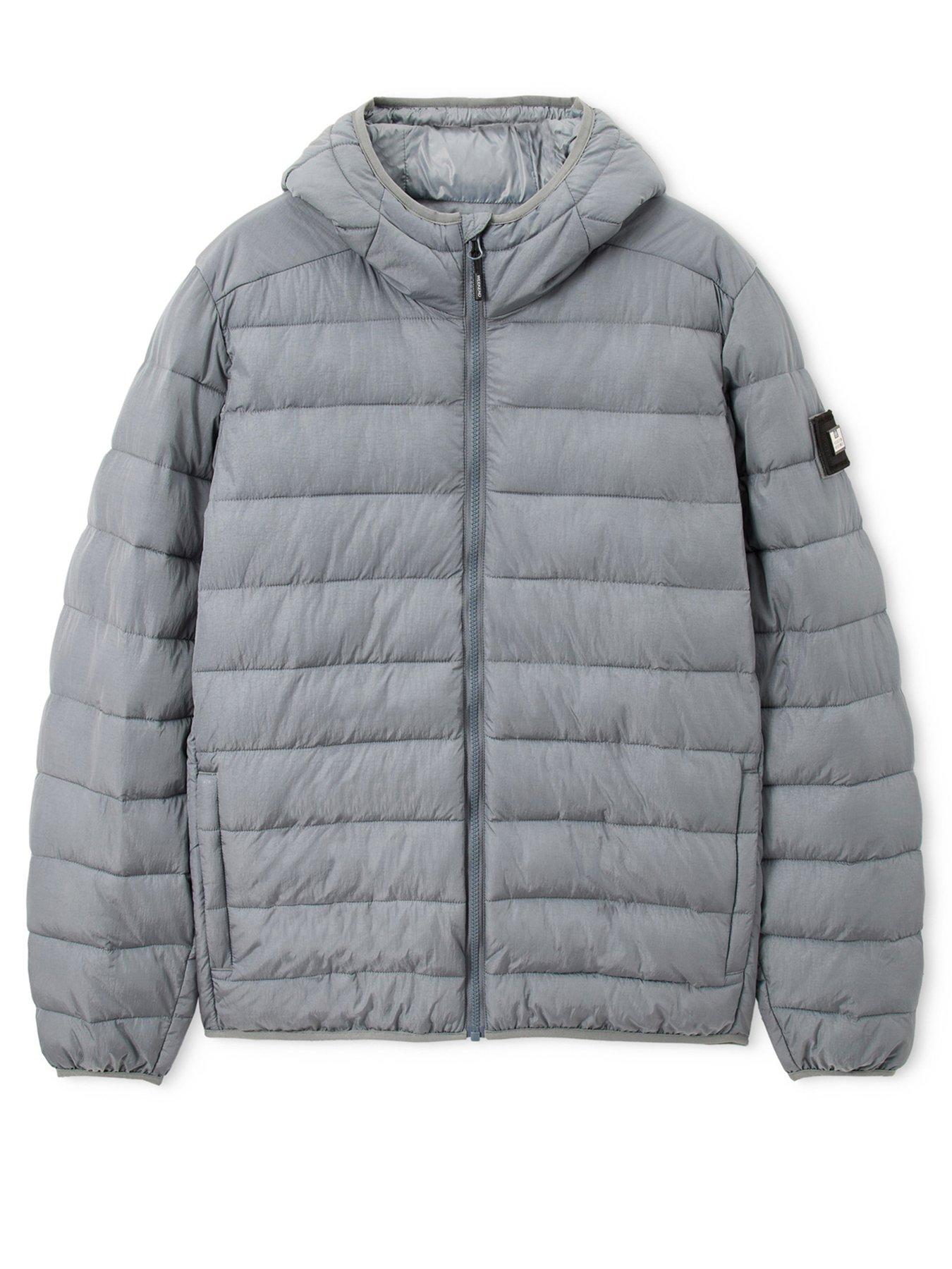 Image 4 of 6 of Weekend Offender La Guardia Classic Padded Jacket - Grey
