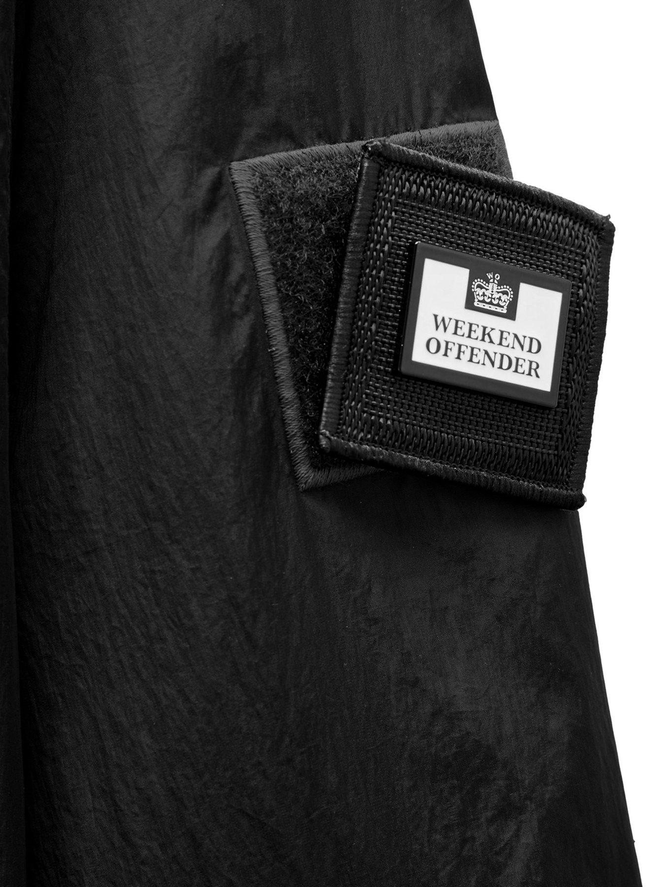 Image 6 of 6 of Weekend Offender Technician Classic Windbreaker Jacket - Black