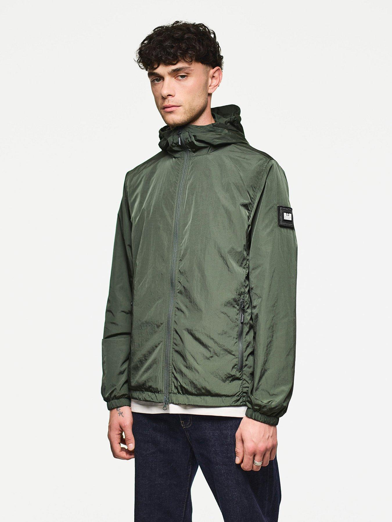 Image 1 of 6 of Weekend Offender Technician Classic Windbreaker Jacket - Dark Green